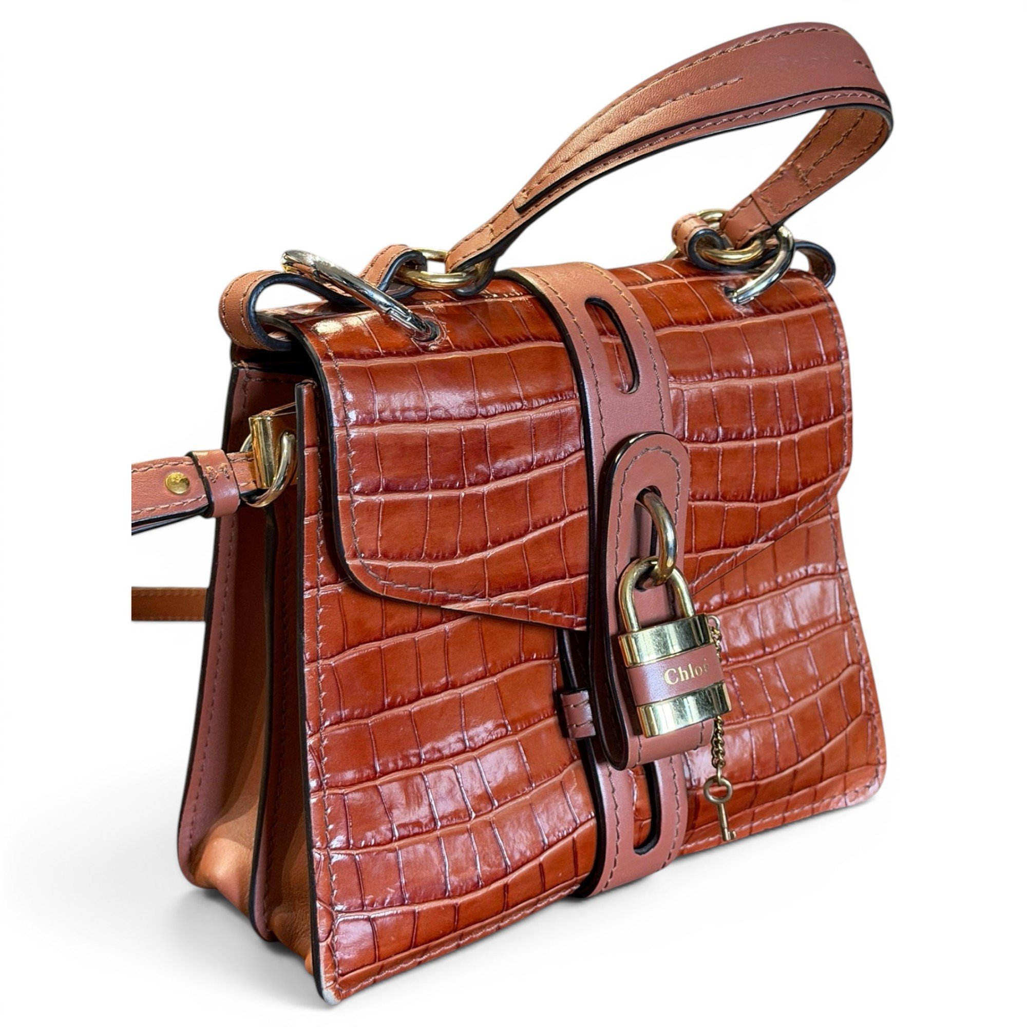 Aby Lock leather mini bag