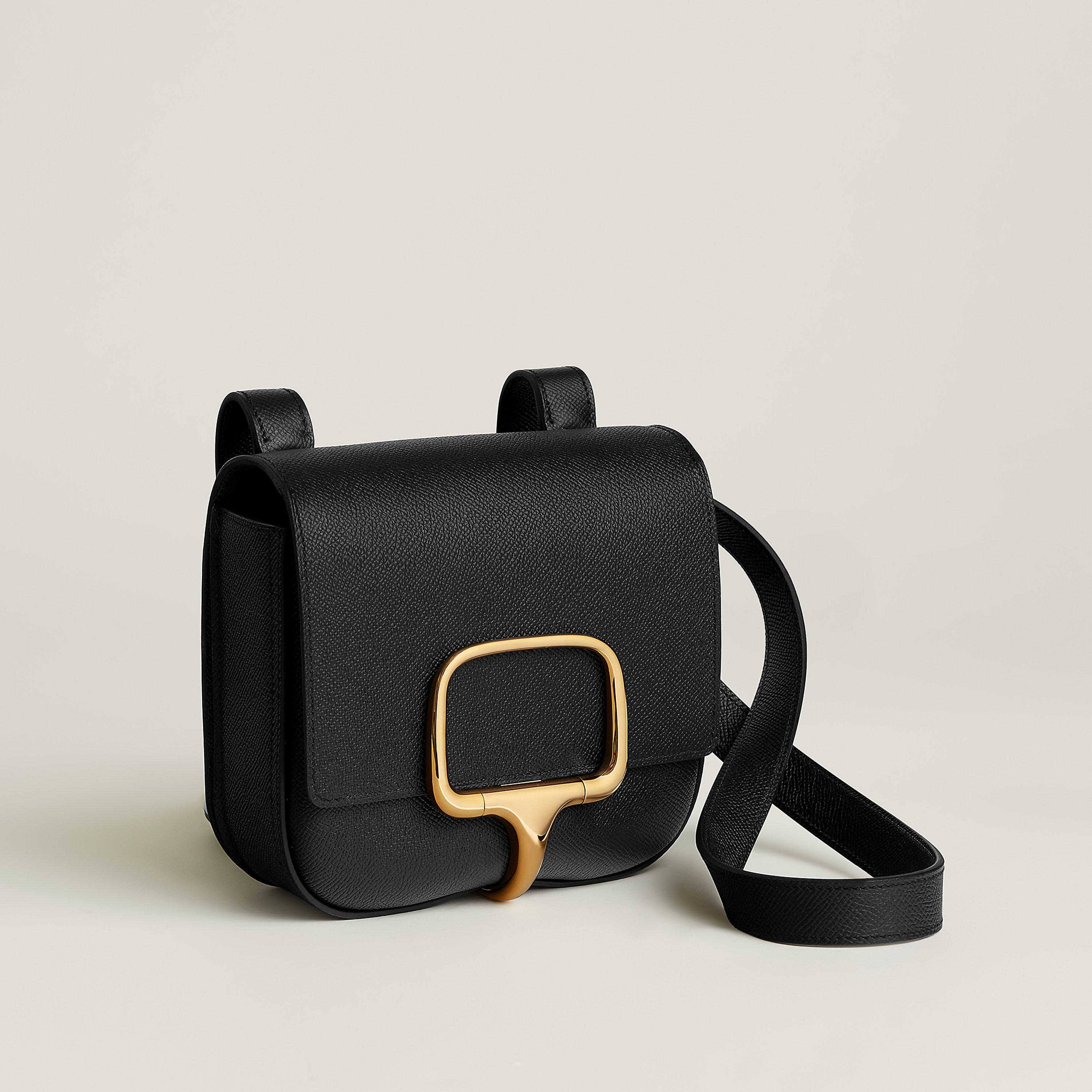 Hermès Della Cavalleria Mini II calfskin Noir