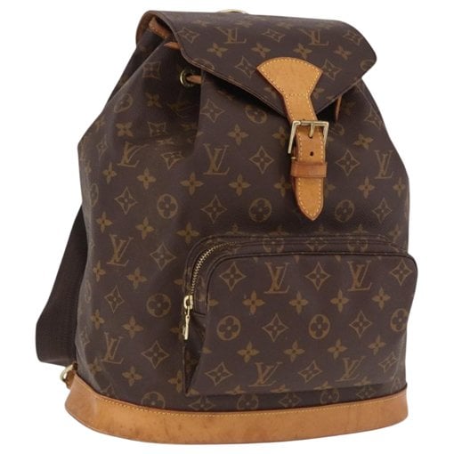 Louis Vuitton Montsouris cloth backpack