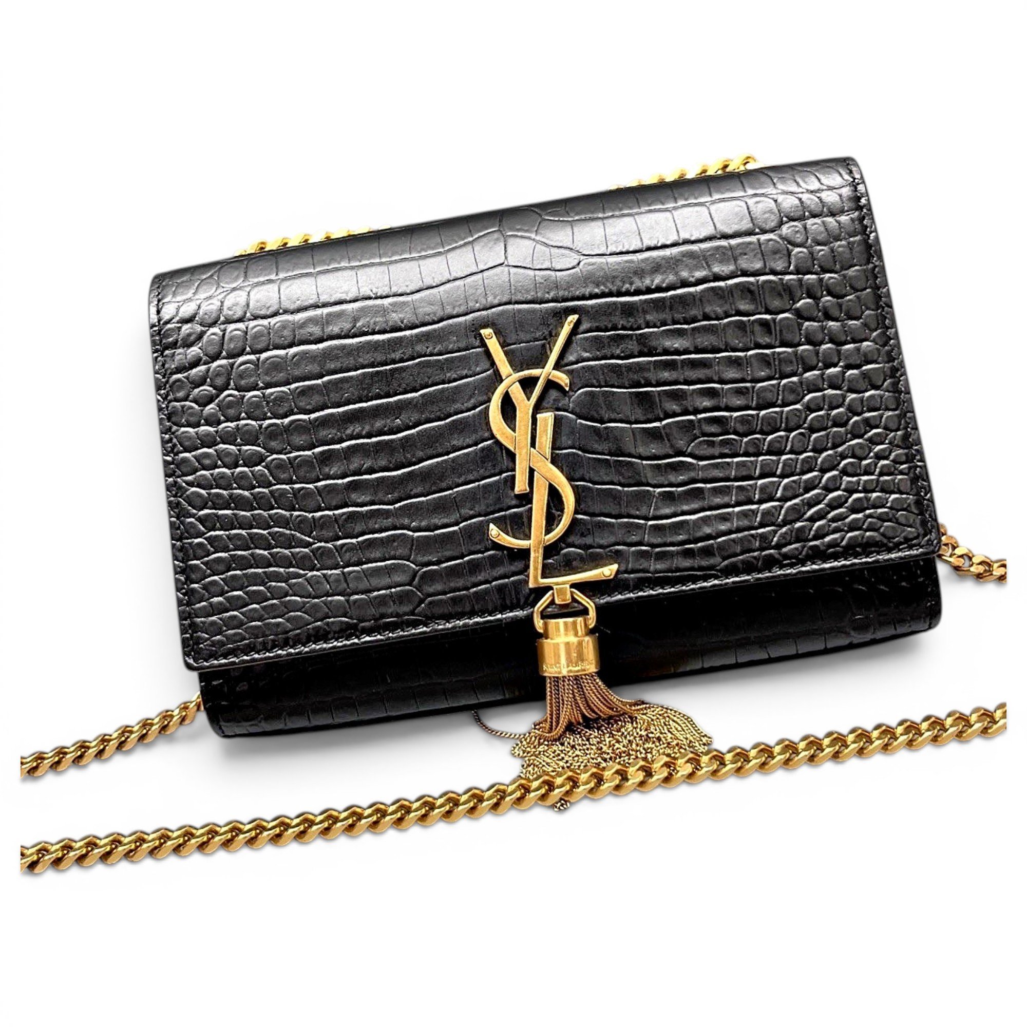 Pompom Kate leather handbag