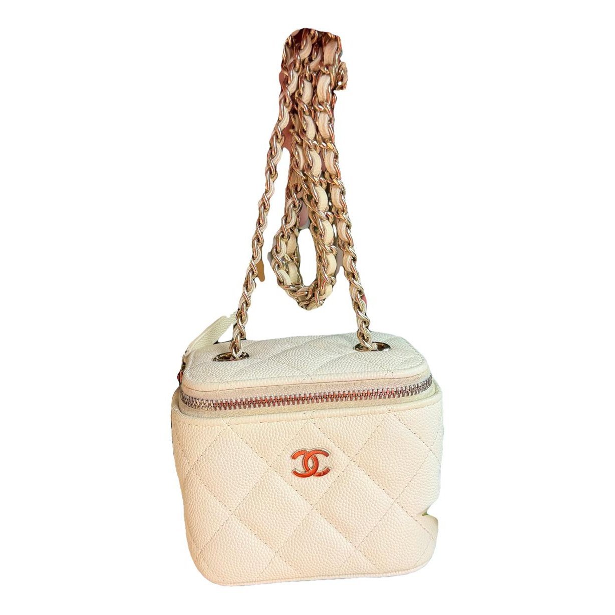 Trendy CC Vanity leather handbag