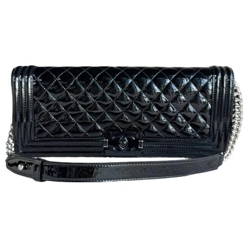 Boy patent leather crossbody bag