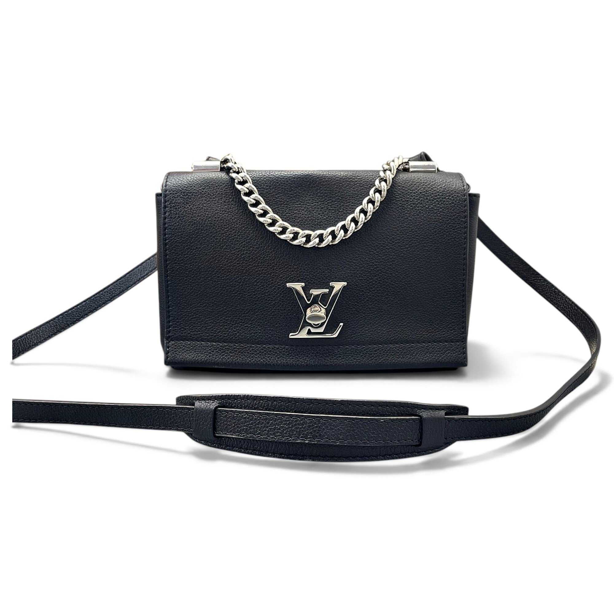 Twist leather crossbody bag