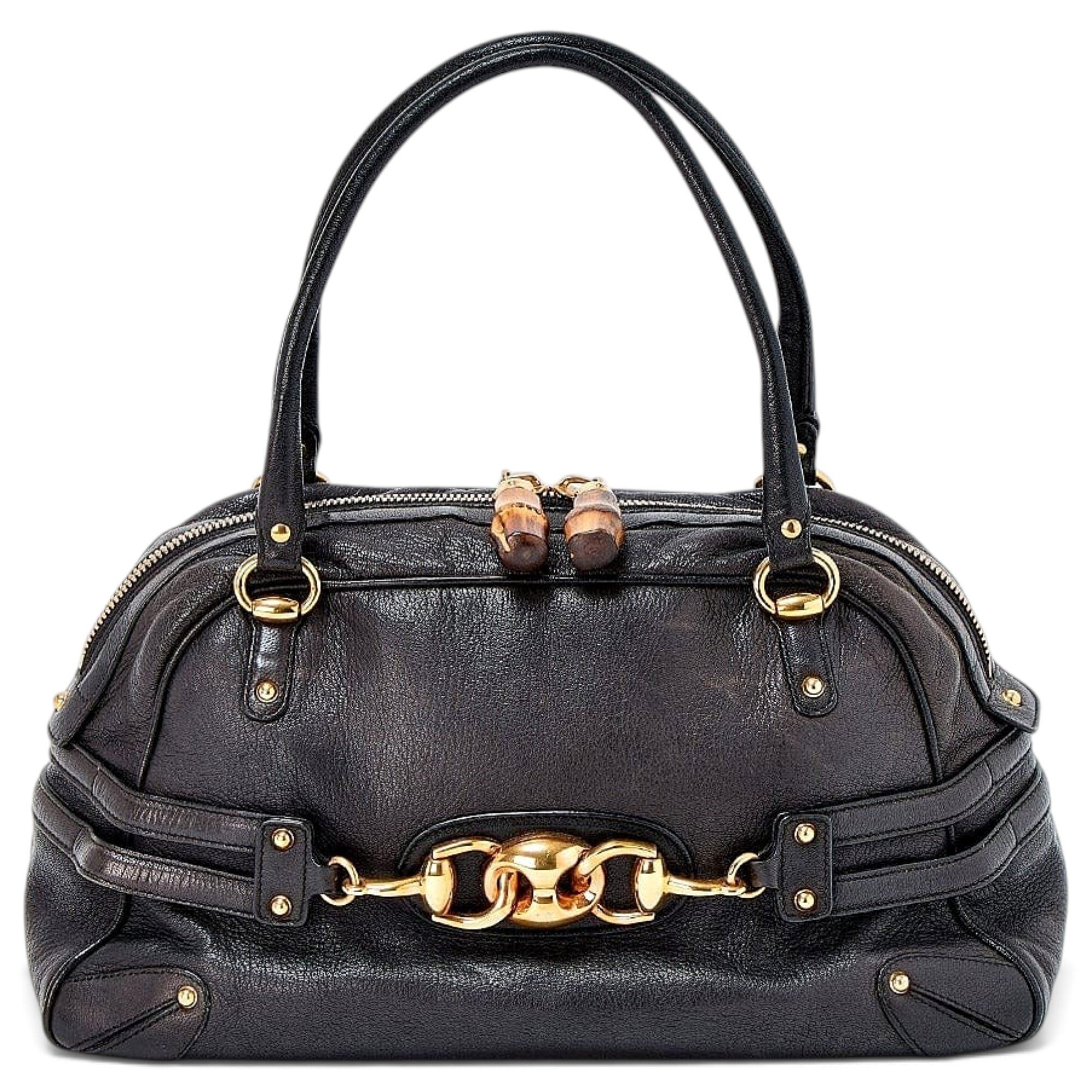Leather handbag