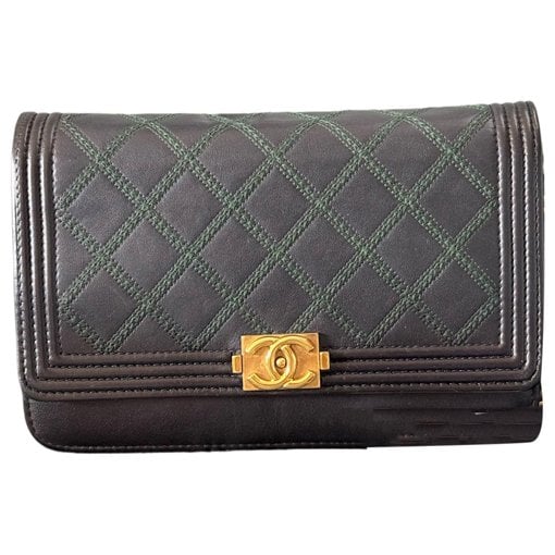 Boy leather crossbody bag