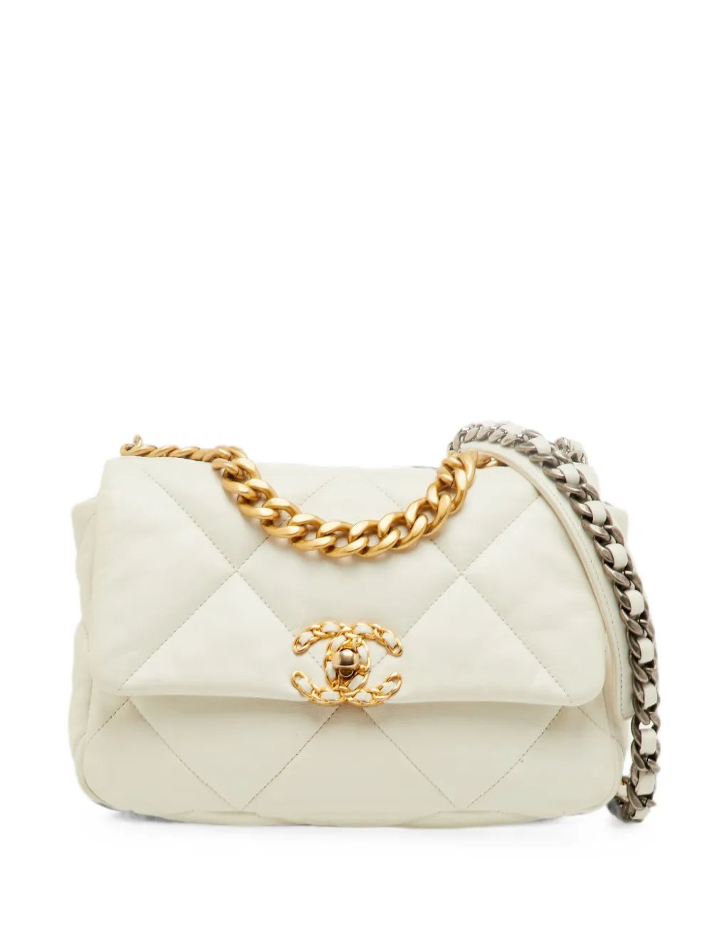 2020 small Chanel 19 quilted shoulder bag
