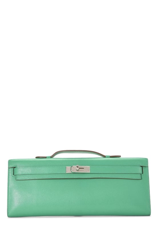 Hermes Menthe Chevre Chamkila Kelly Cut