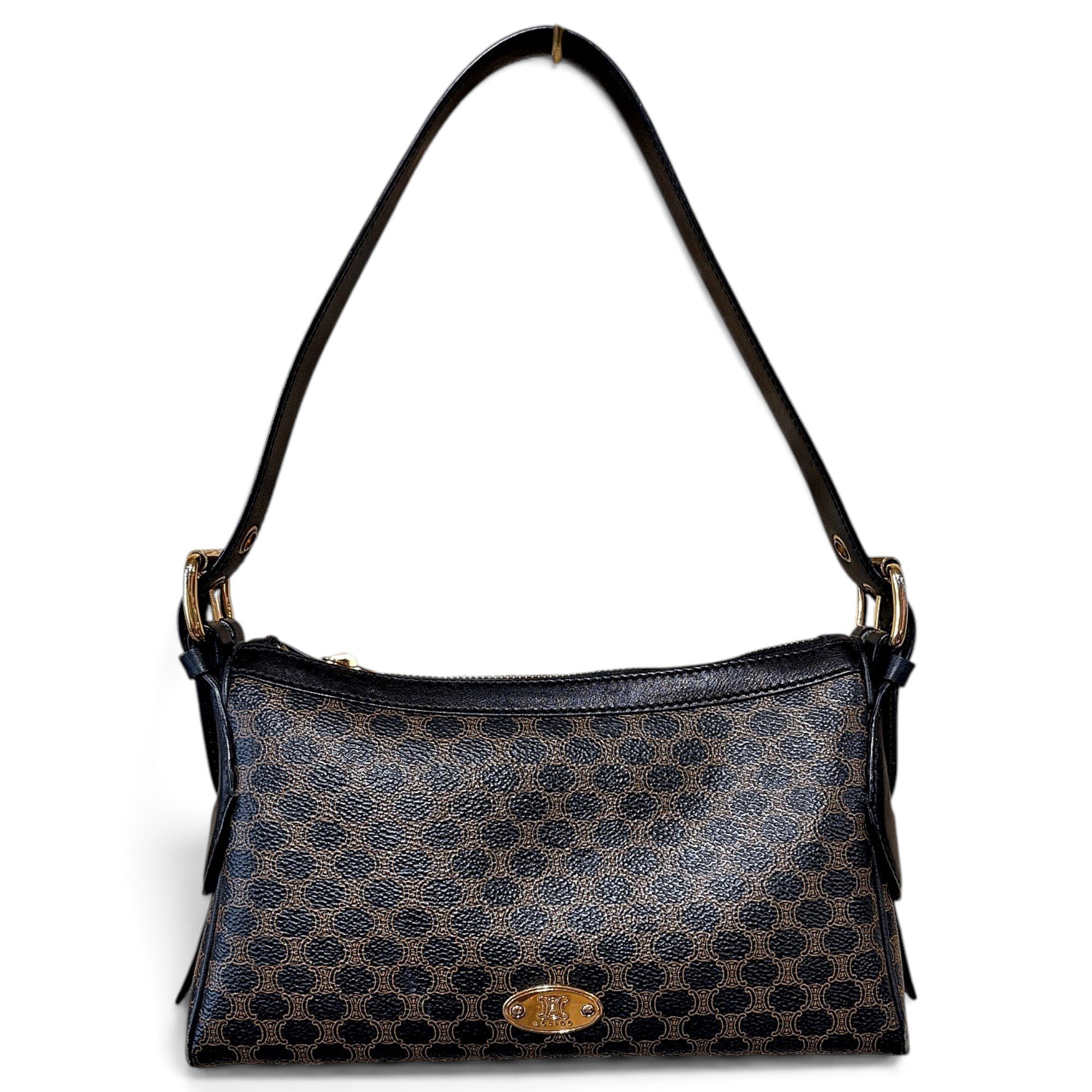 Triomphe leather handbag
