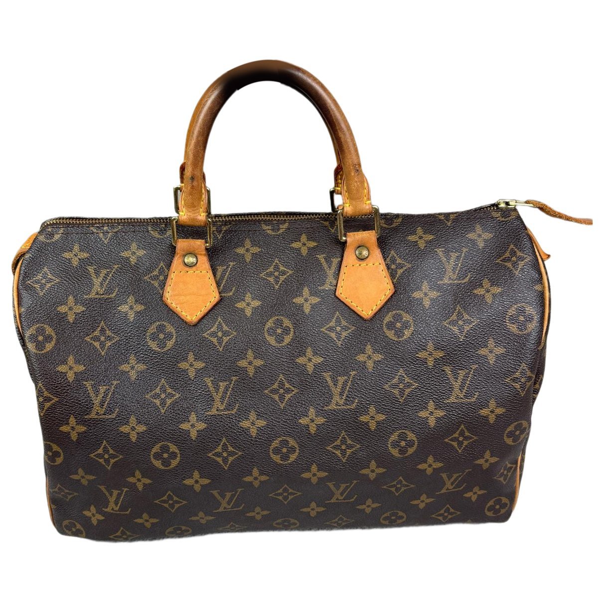 Speedy leather handbag