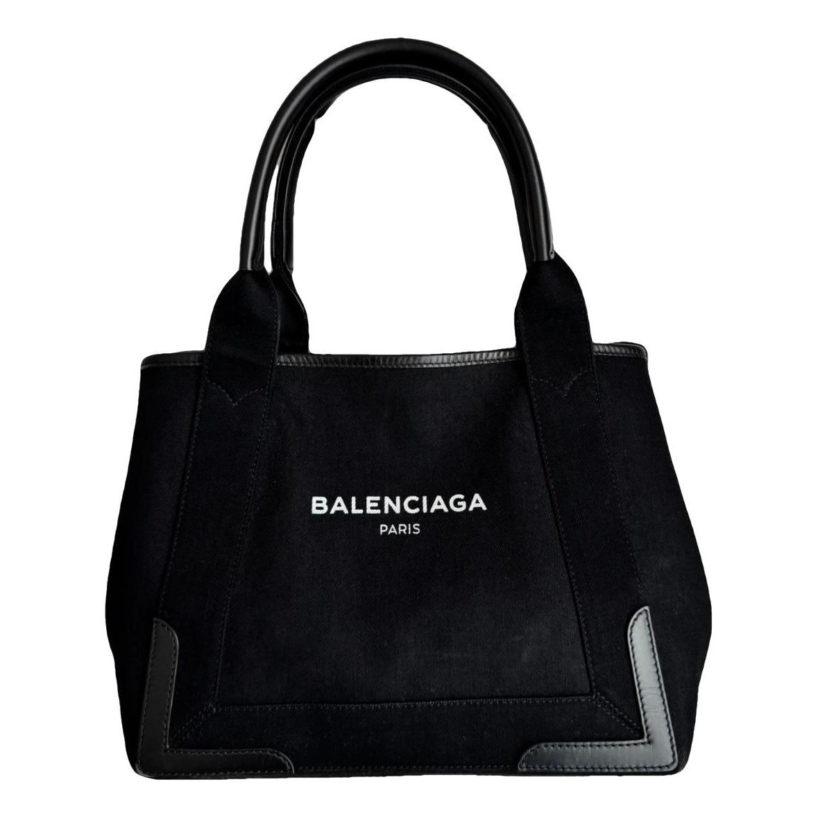 Navy cabas tote