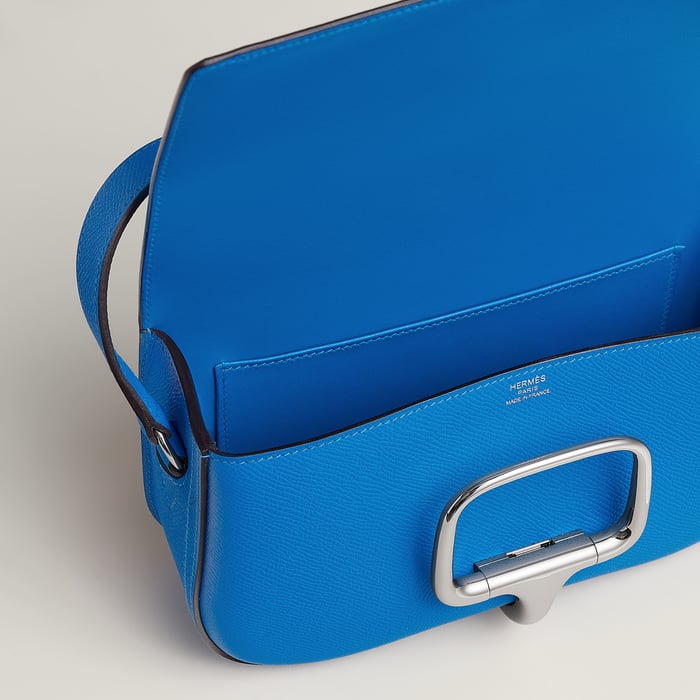 Bleu Hydra Hermès Della Cavalleria Elan Bag