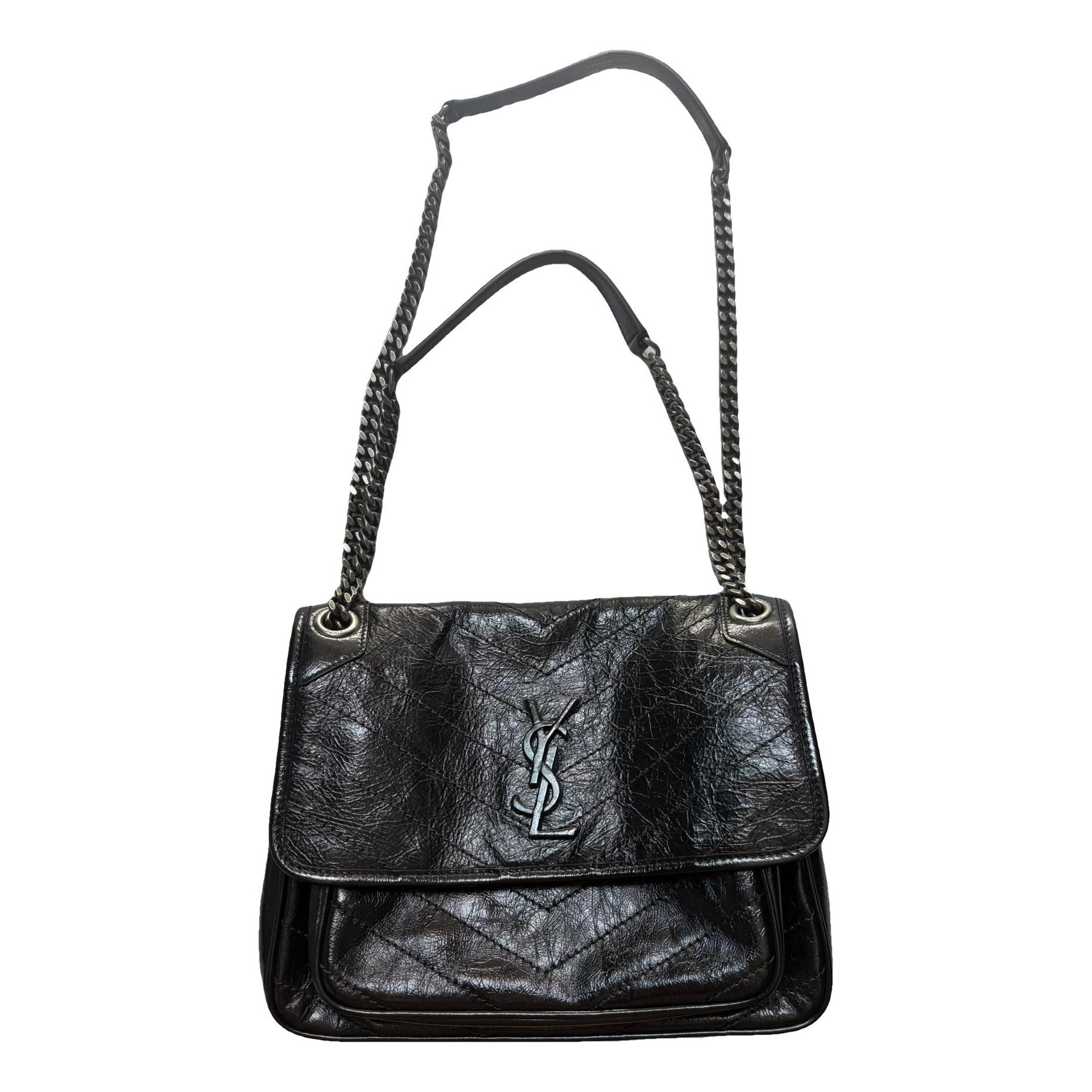 Niki leather crossbody bag