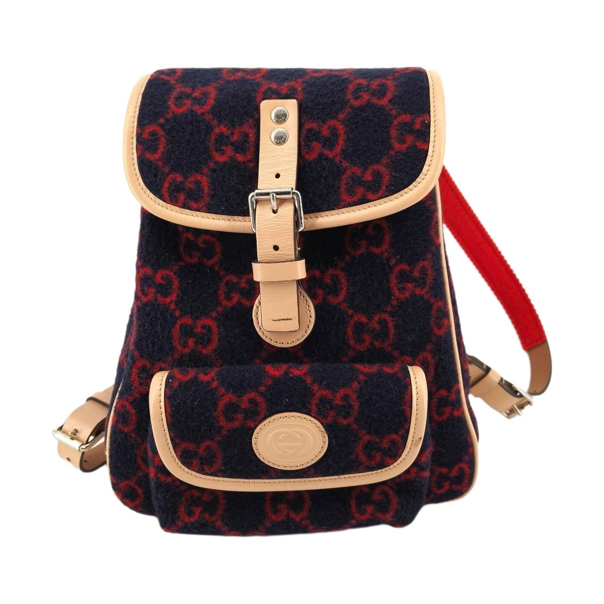 Leather backpack