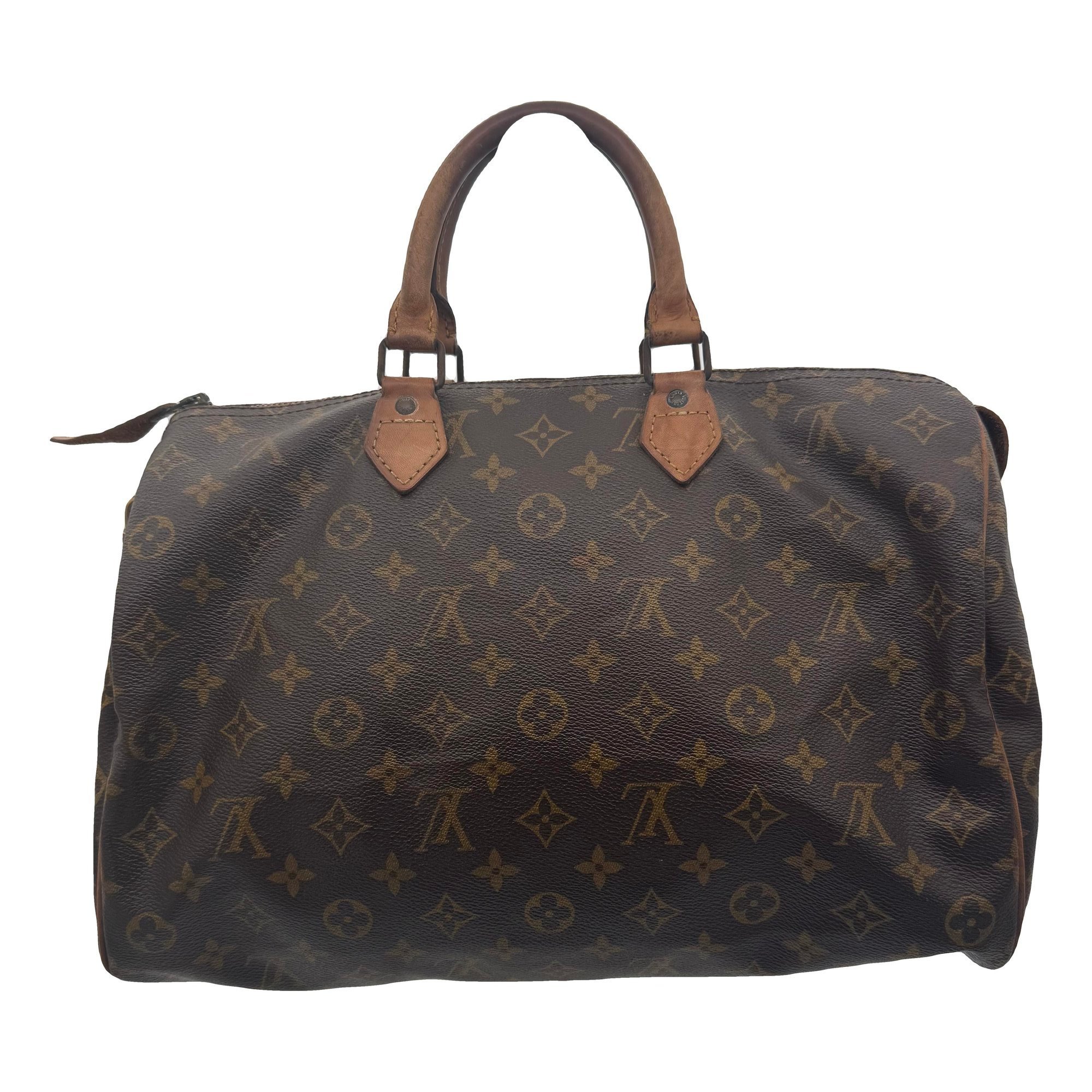 Speedy leather handbag