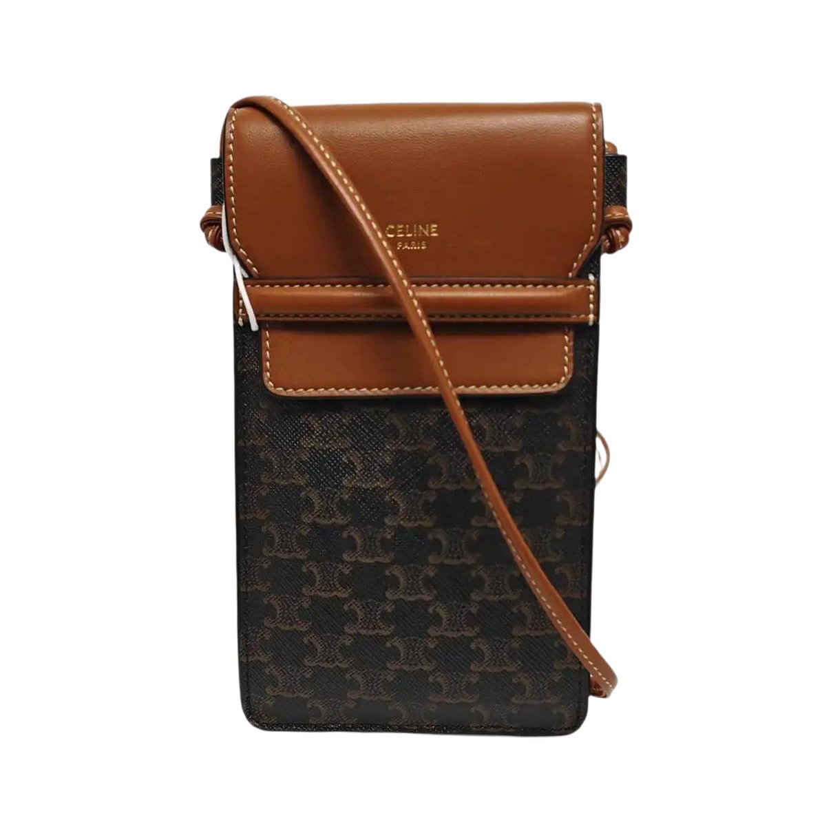 Triomphe leather crossbody bag