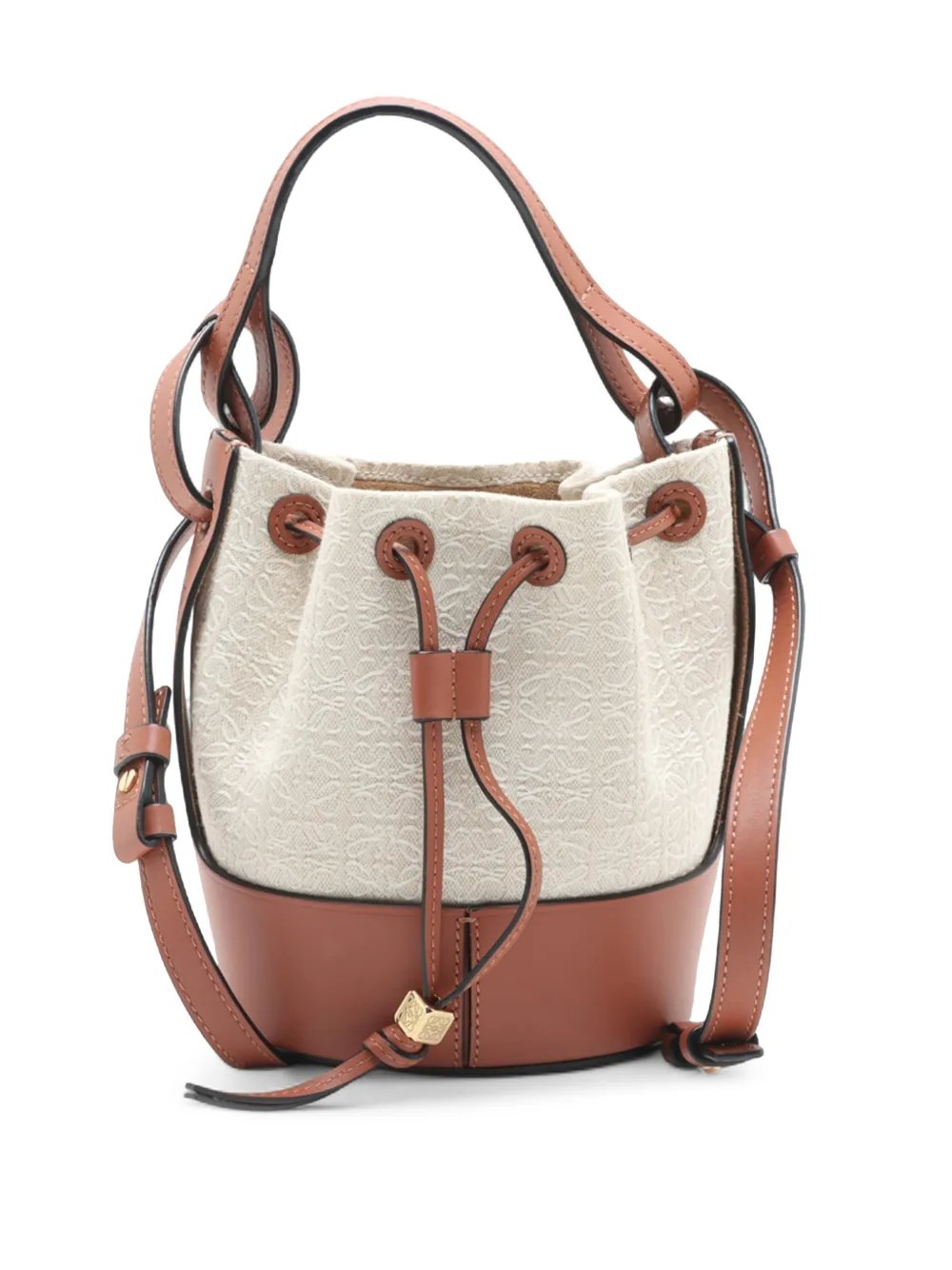 2020-2026 Balloon Leather bucket bag
