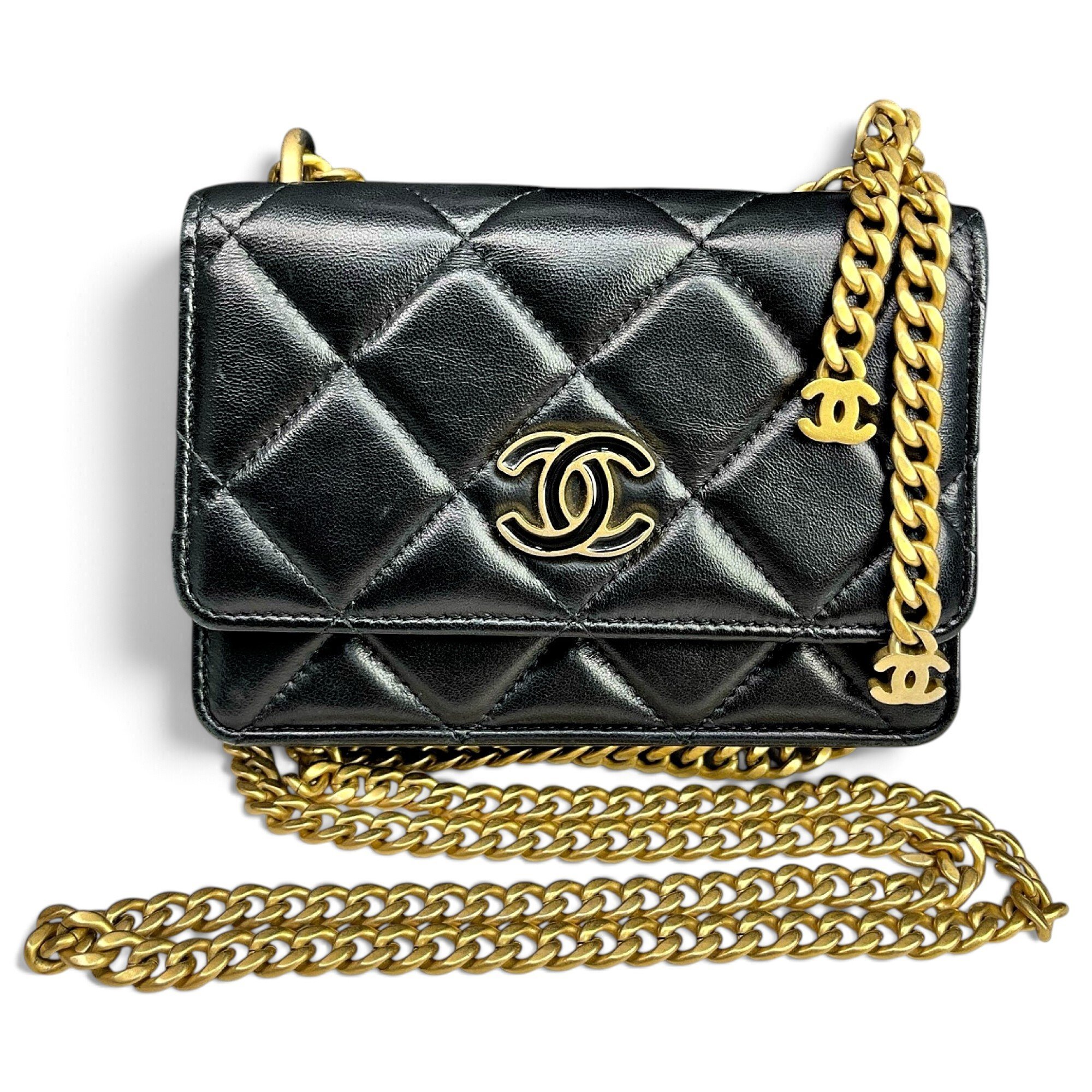 Wallet On Chain Timeless/Classique leather crossbody bag