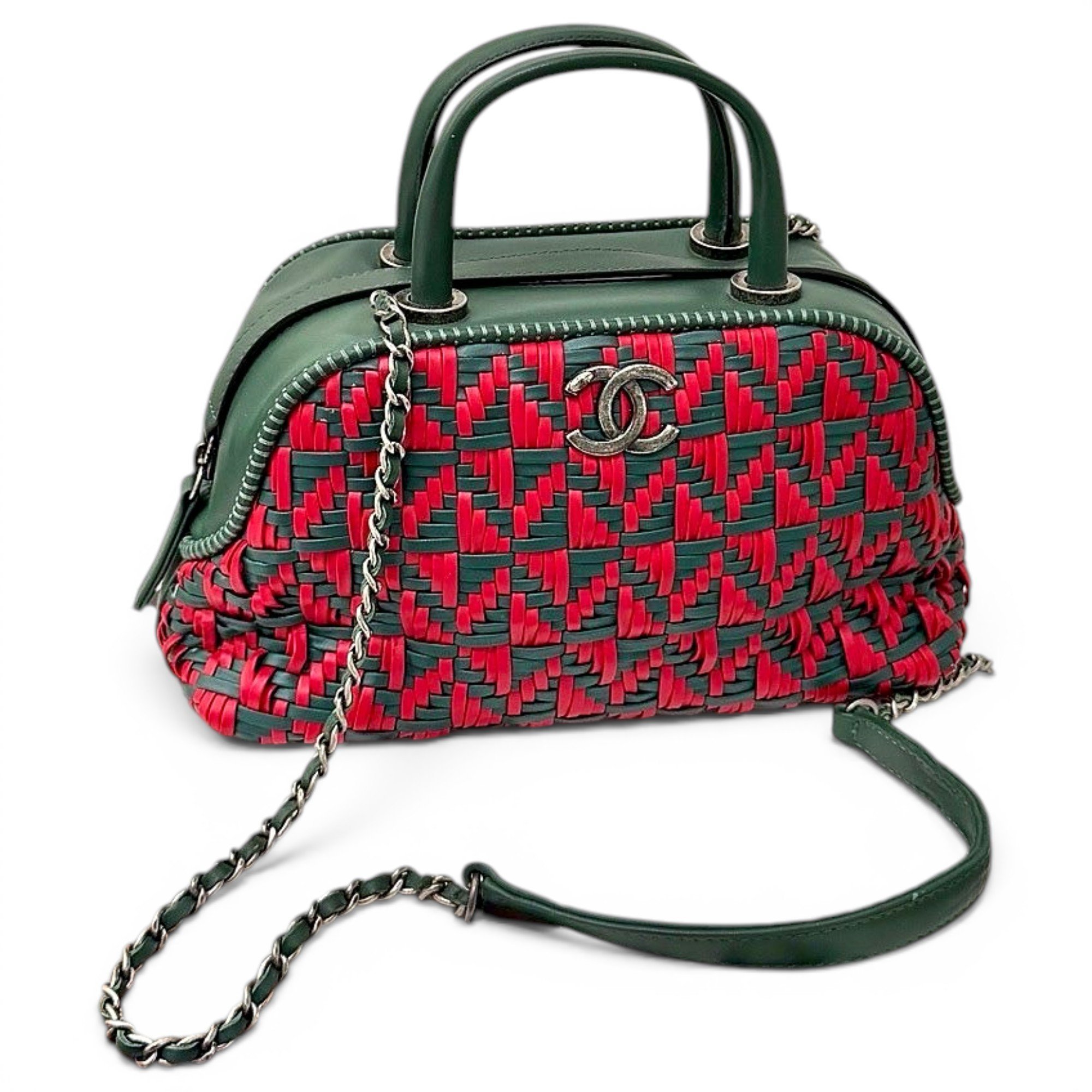 Leather handbag