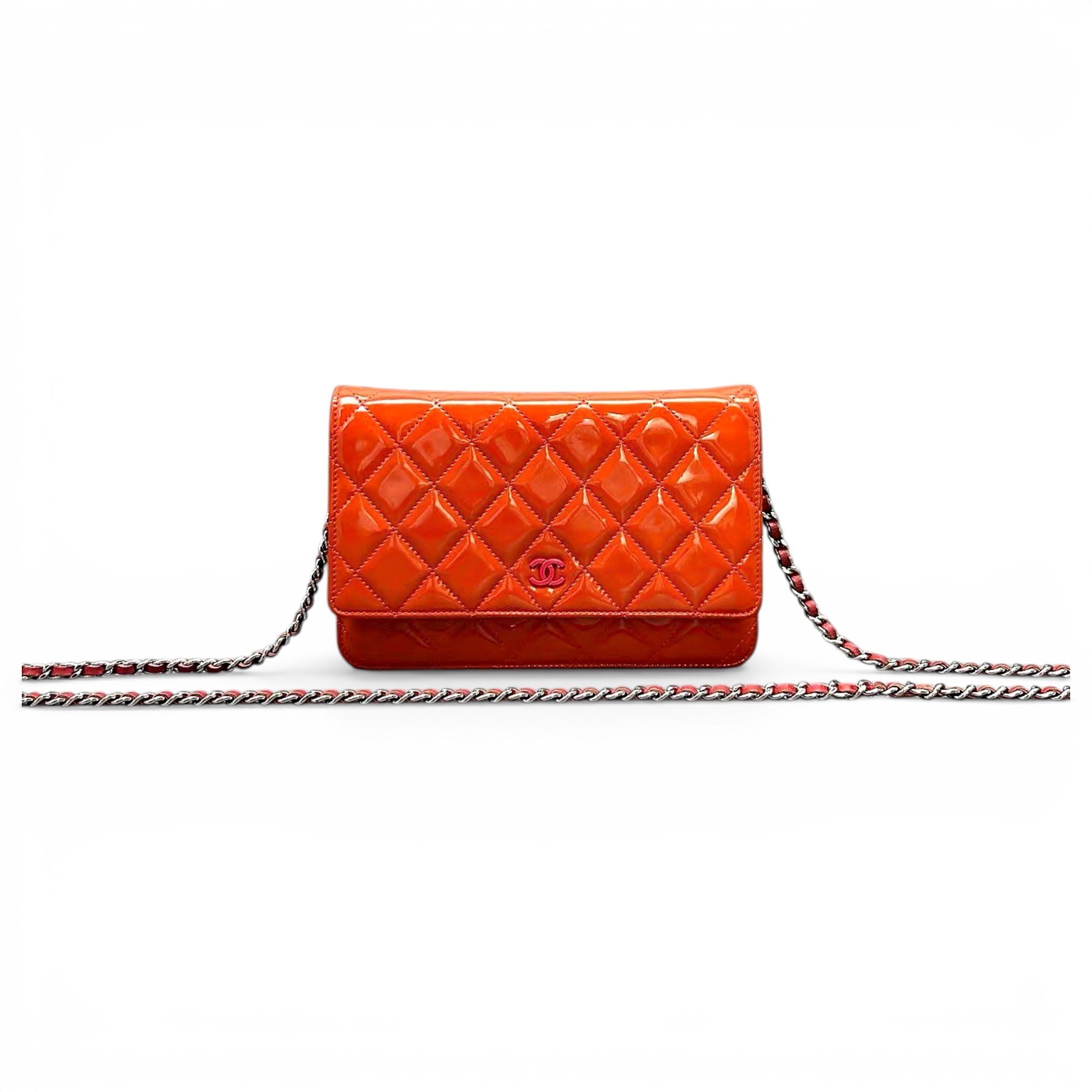 Trendy CC Wallet on Chain leather crossbody bag