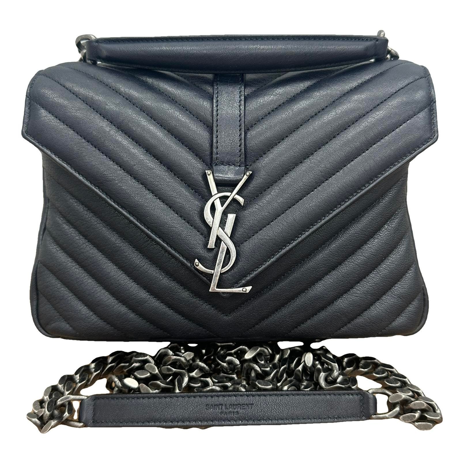 Collége monogramme leather handbag