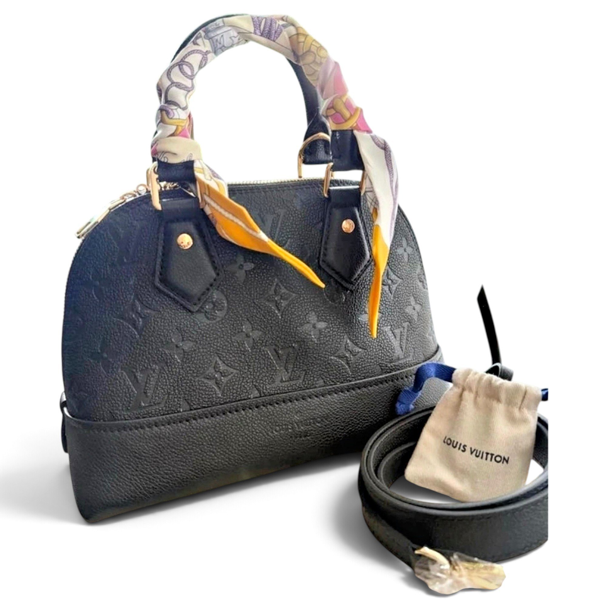 Alma leather handbag