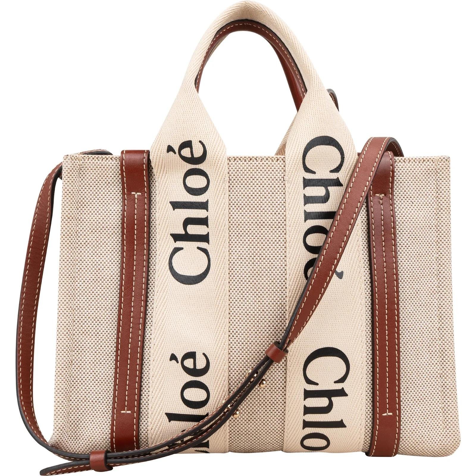 Woody leather handbag