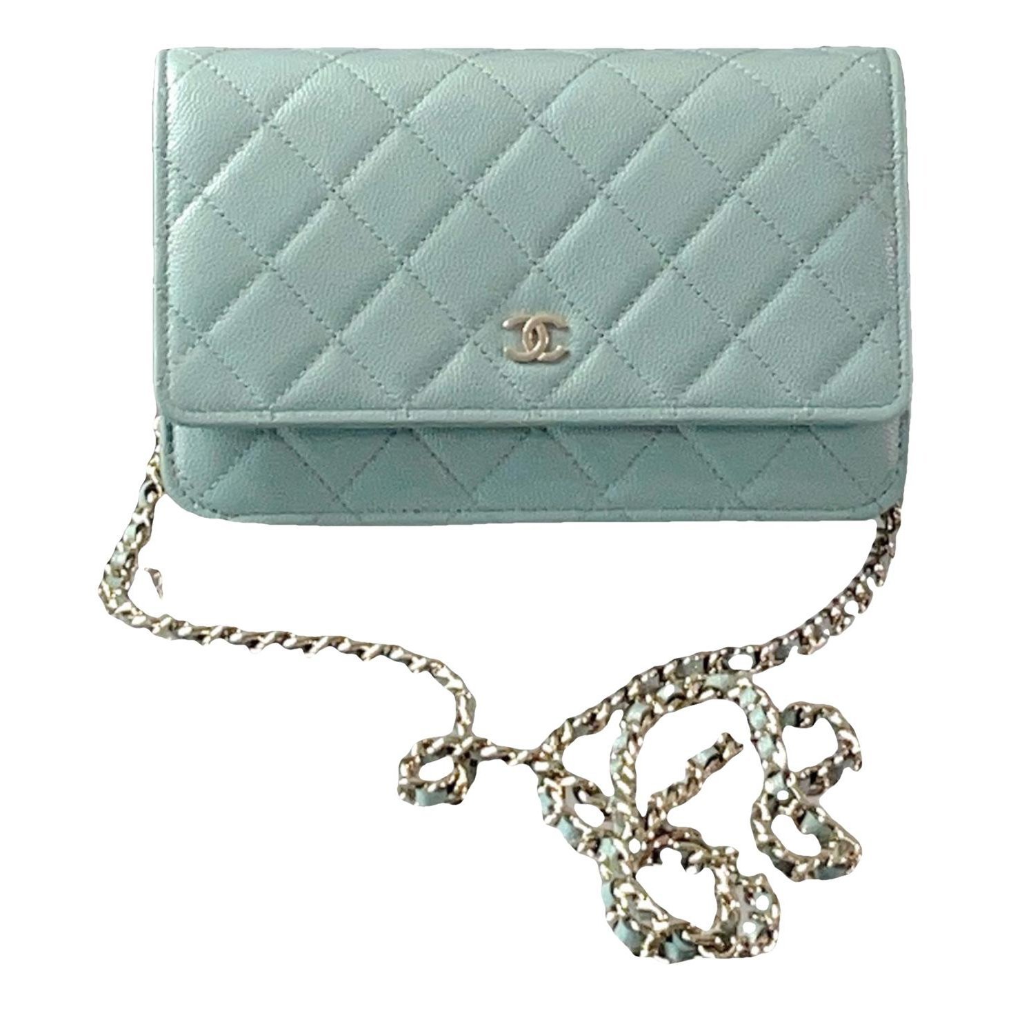 Wallet On Chain Timeless/Classique leather crossbody bag