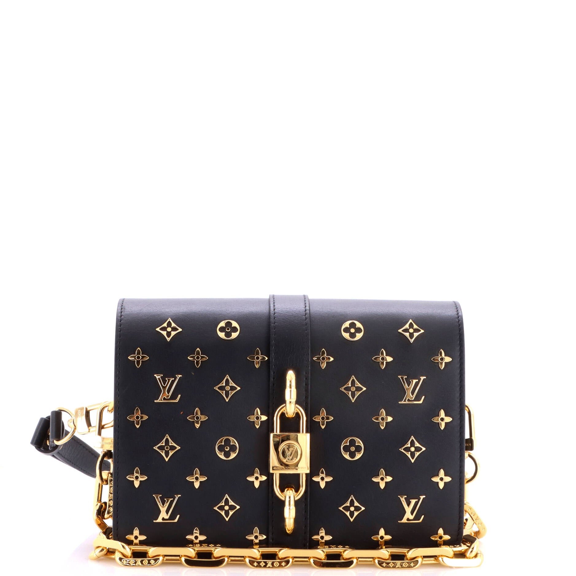 Rendez-Vous Shoulder Bag Monogram Metal Calfskin