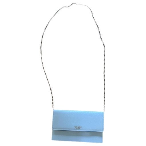 Leather clutch bag