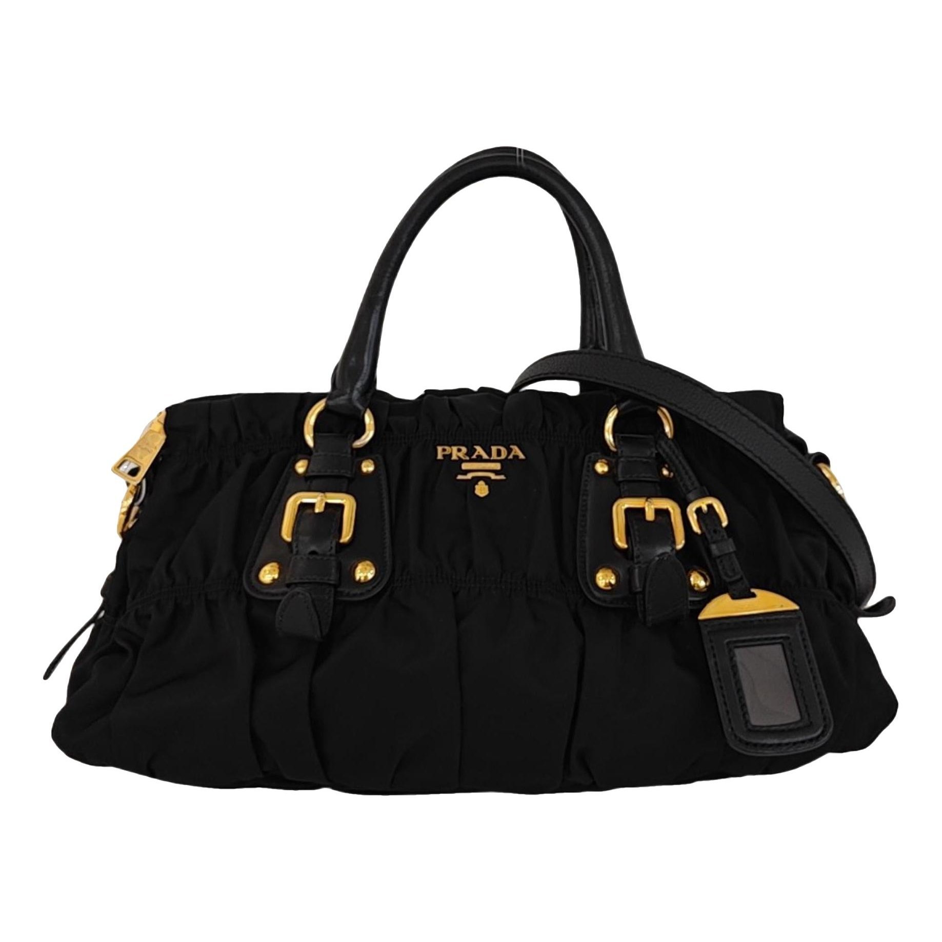 Double cloth handbag