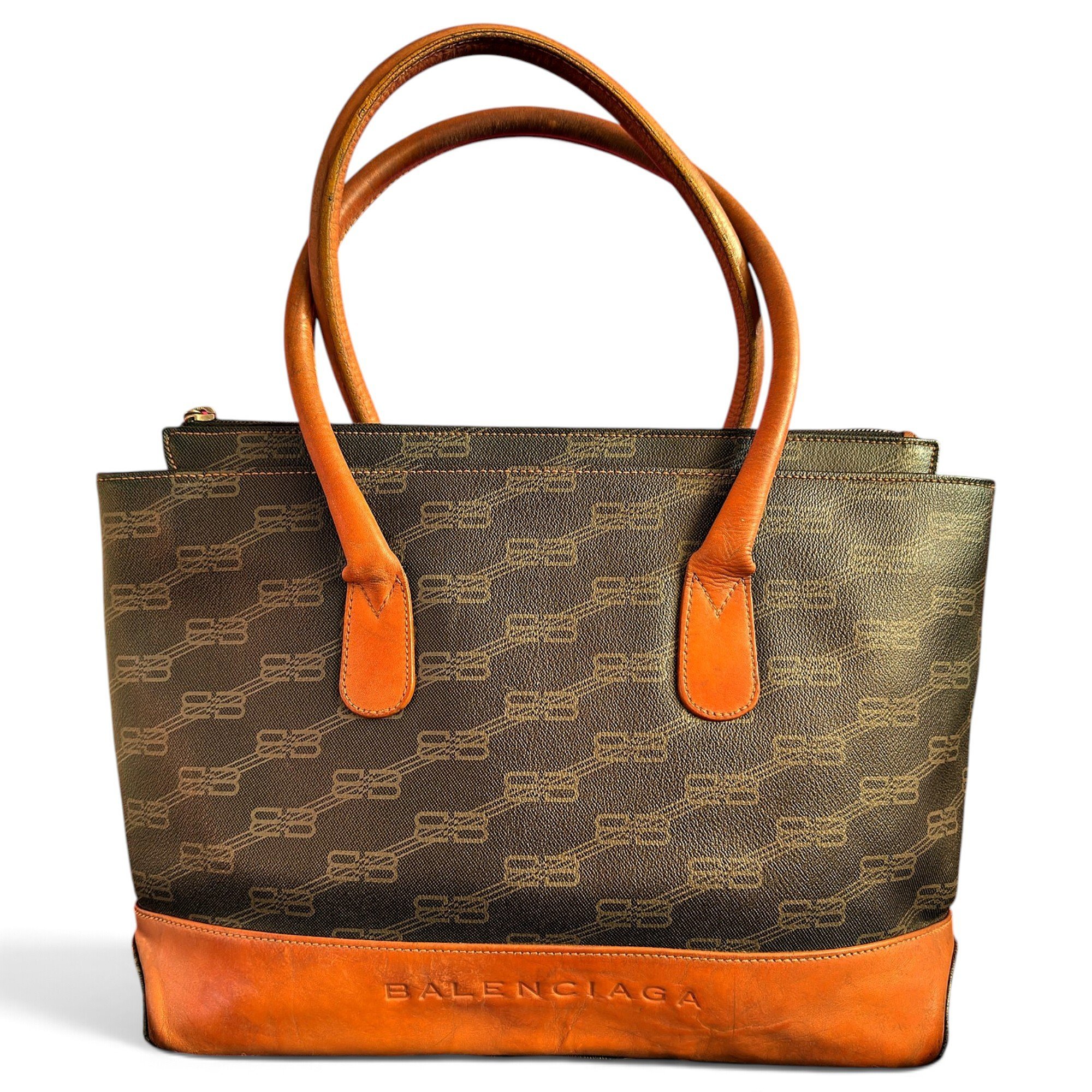 Leather tote