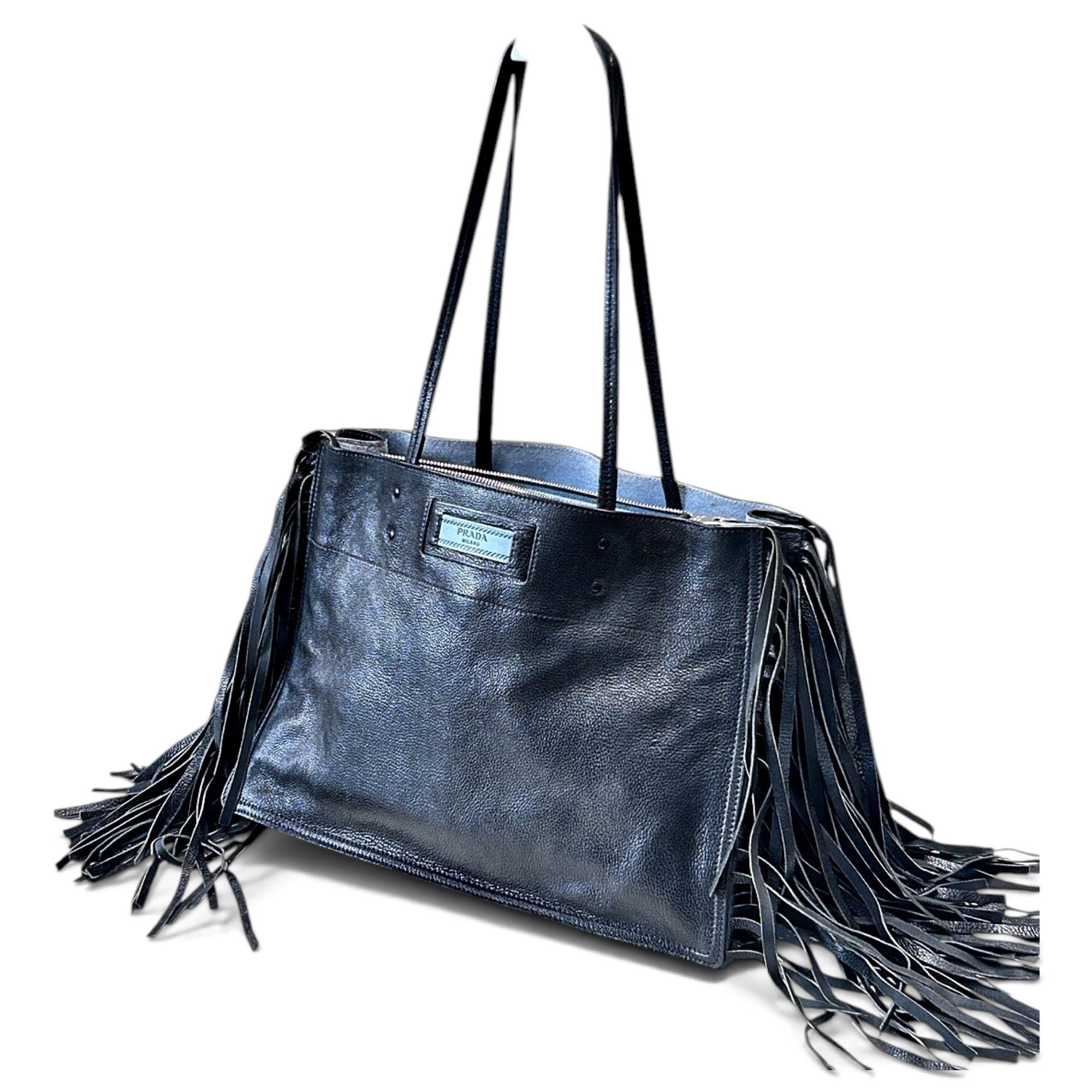 Bibliothèque leather tote