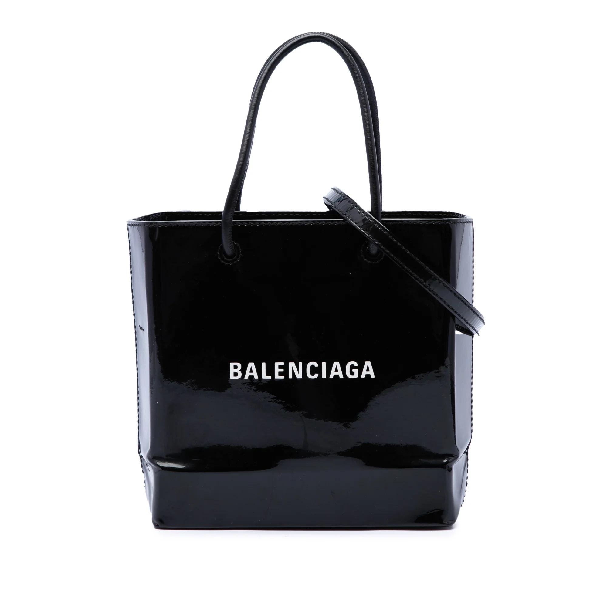 XX patent leather handbag