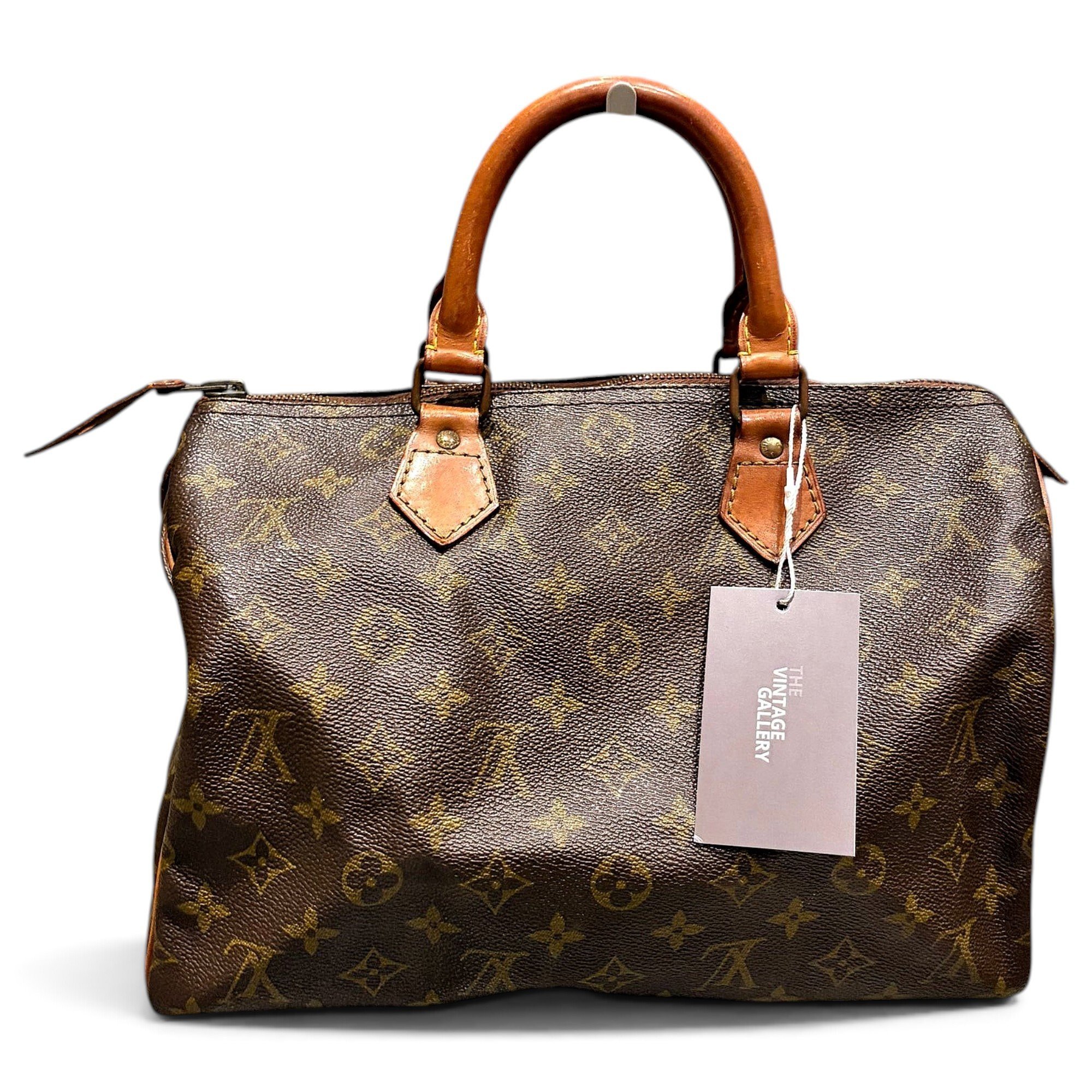 Speedy leather handbag