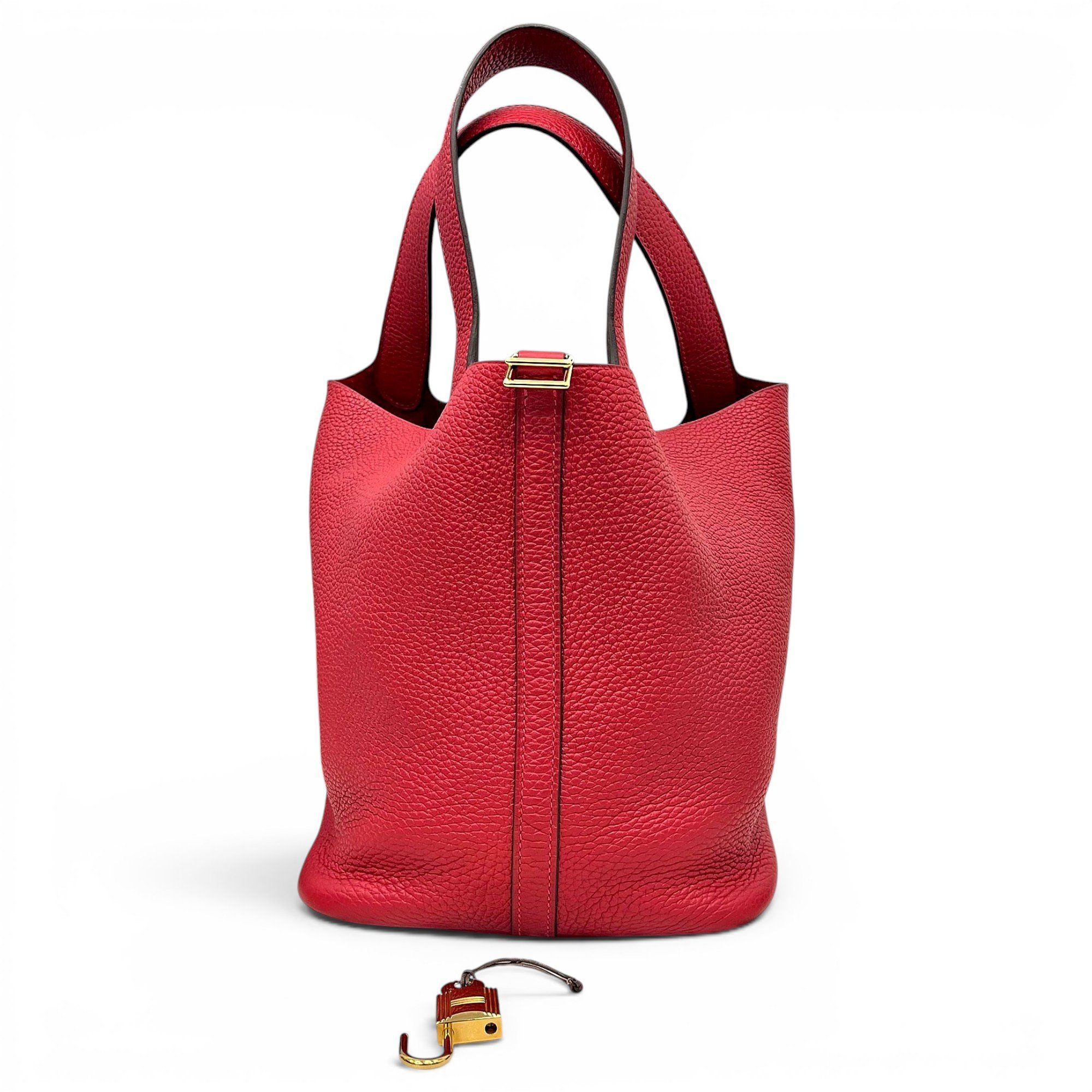 Picotin leather handbag