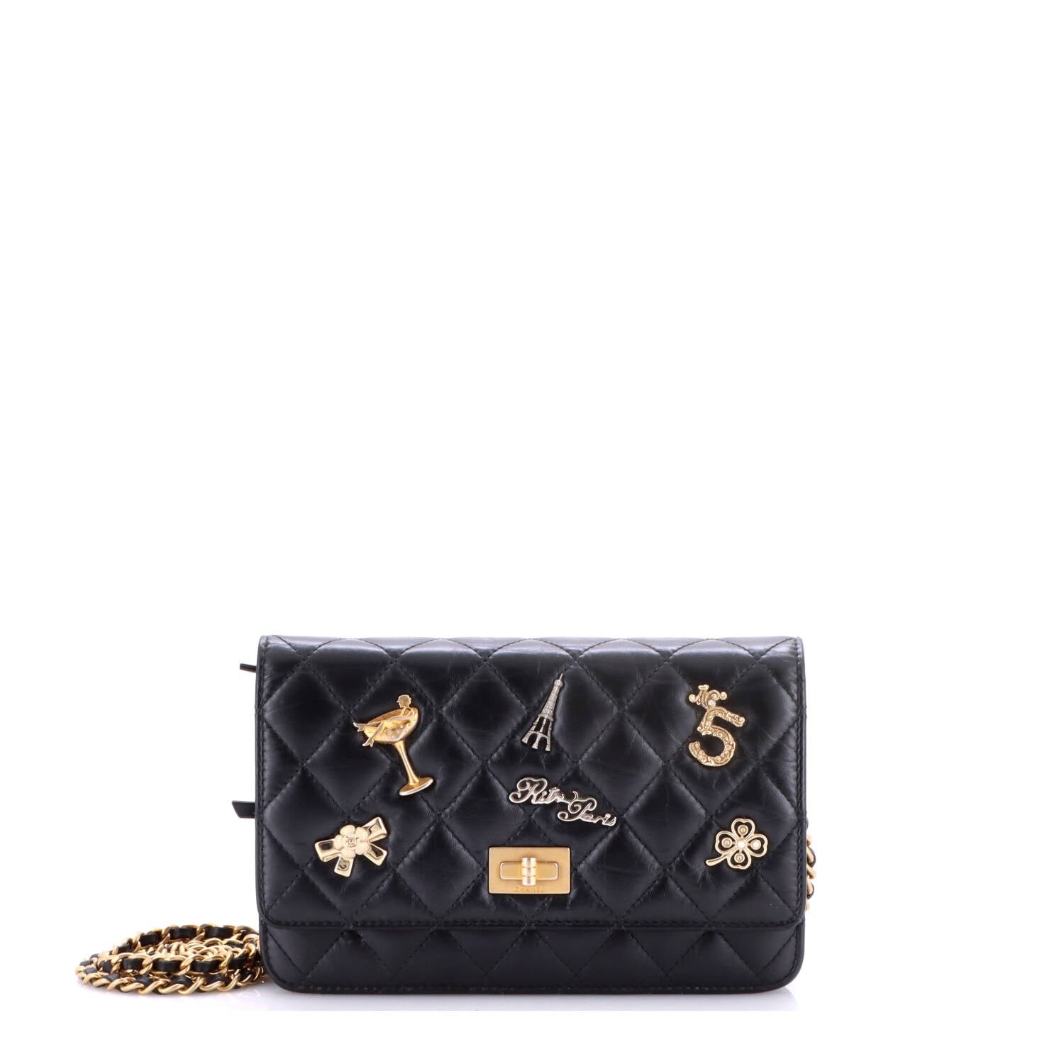 Lucky Charms Reissue 2.55 Wallet on Chain Quilted Calfskin