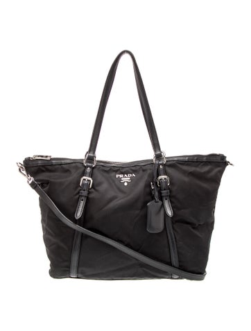 Tessuto Nylon Top Handle Bag
