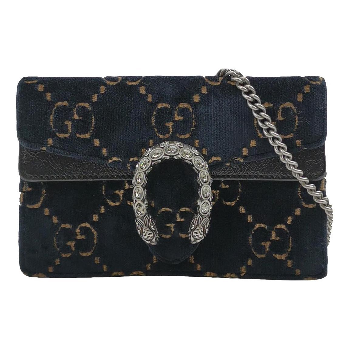 Dionysus Super Mini velvet handbag