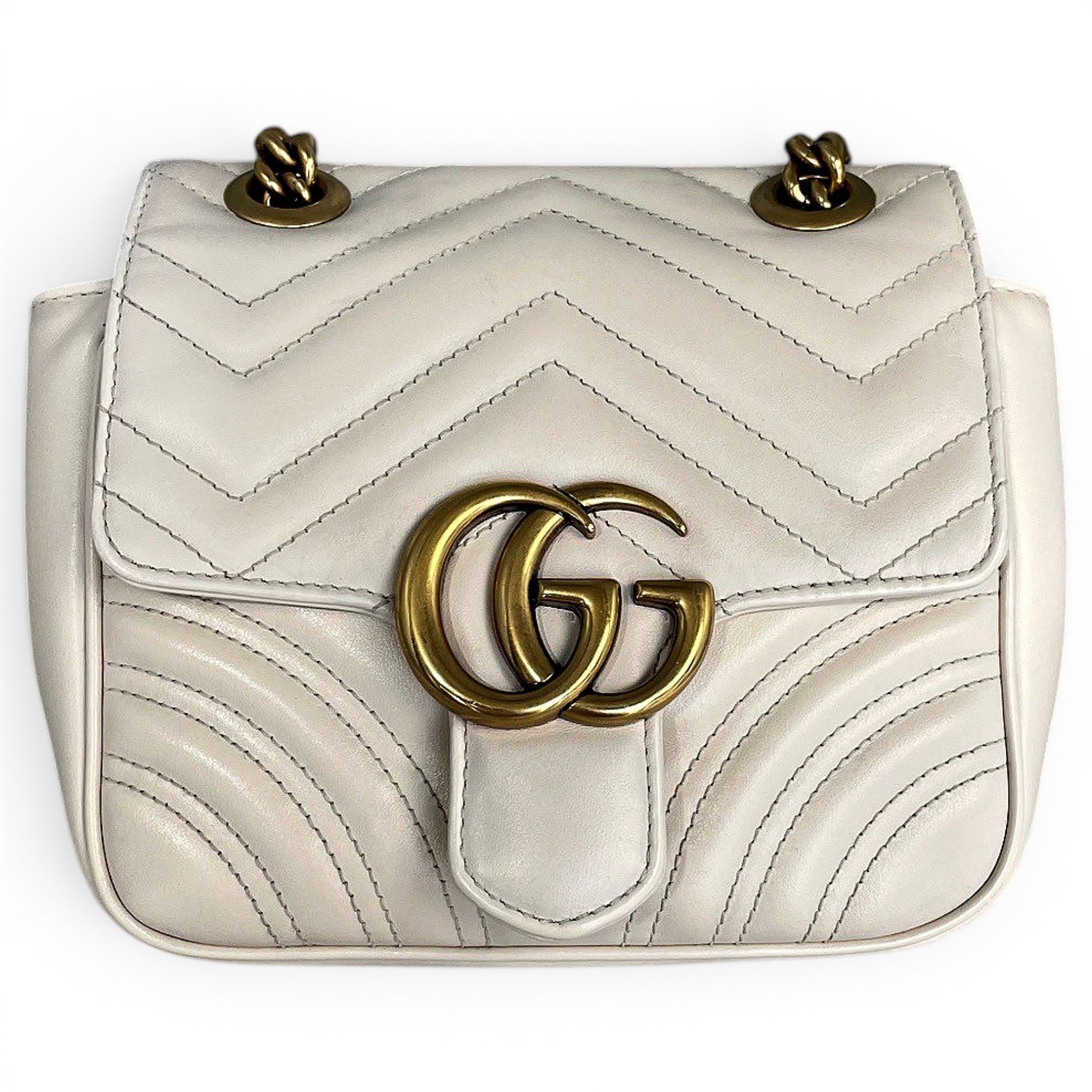 GG Marmont Flap leather handbag