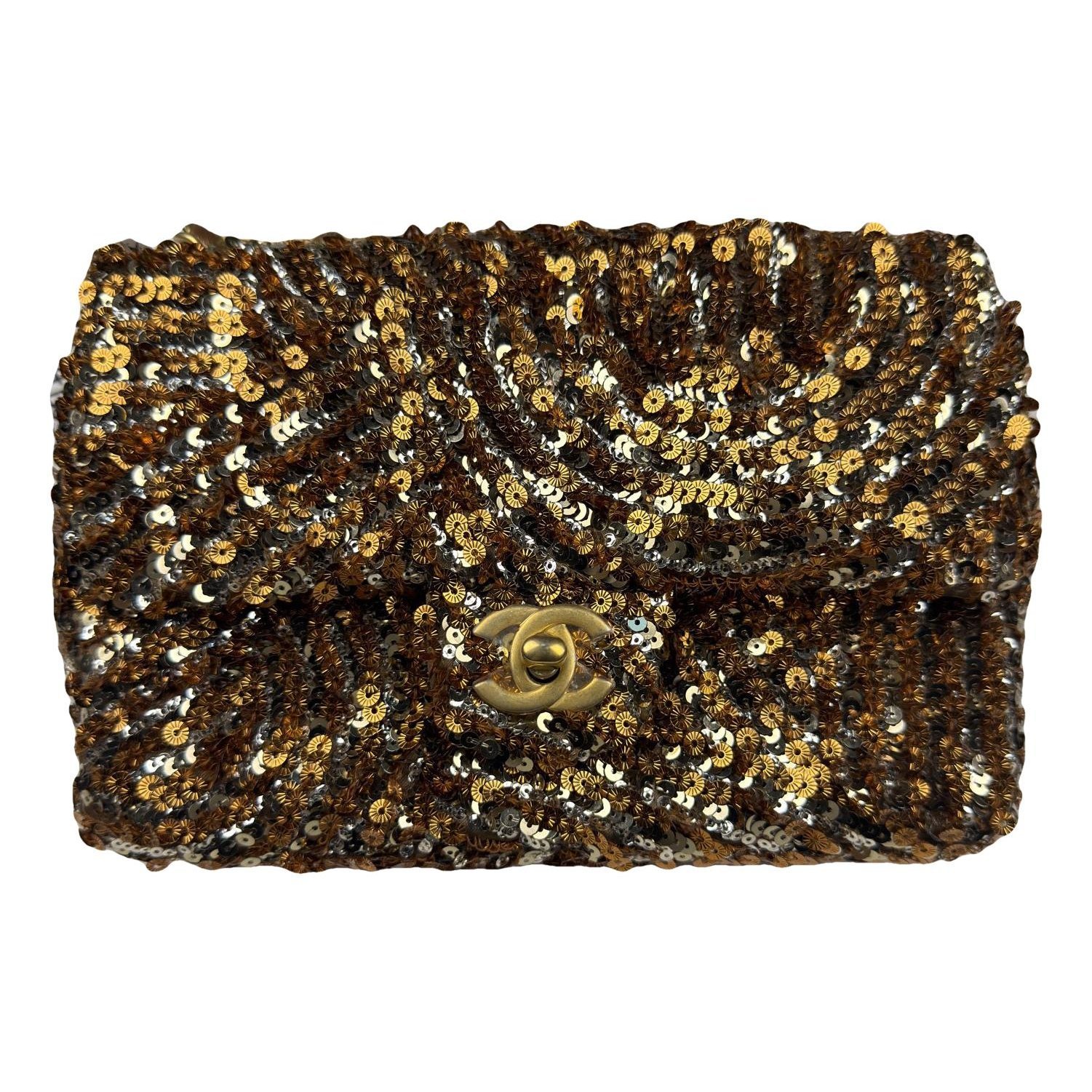 2.55 glitter crossbody bag