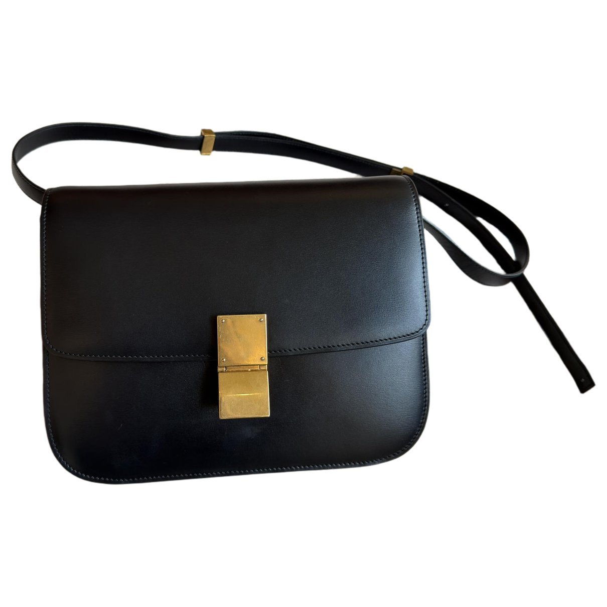 Classic leather crossbody bag