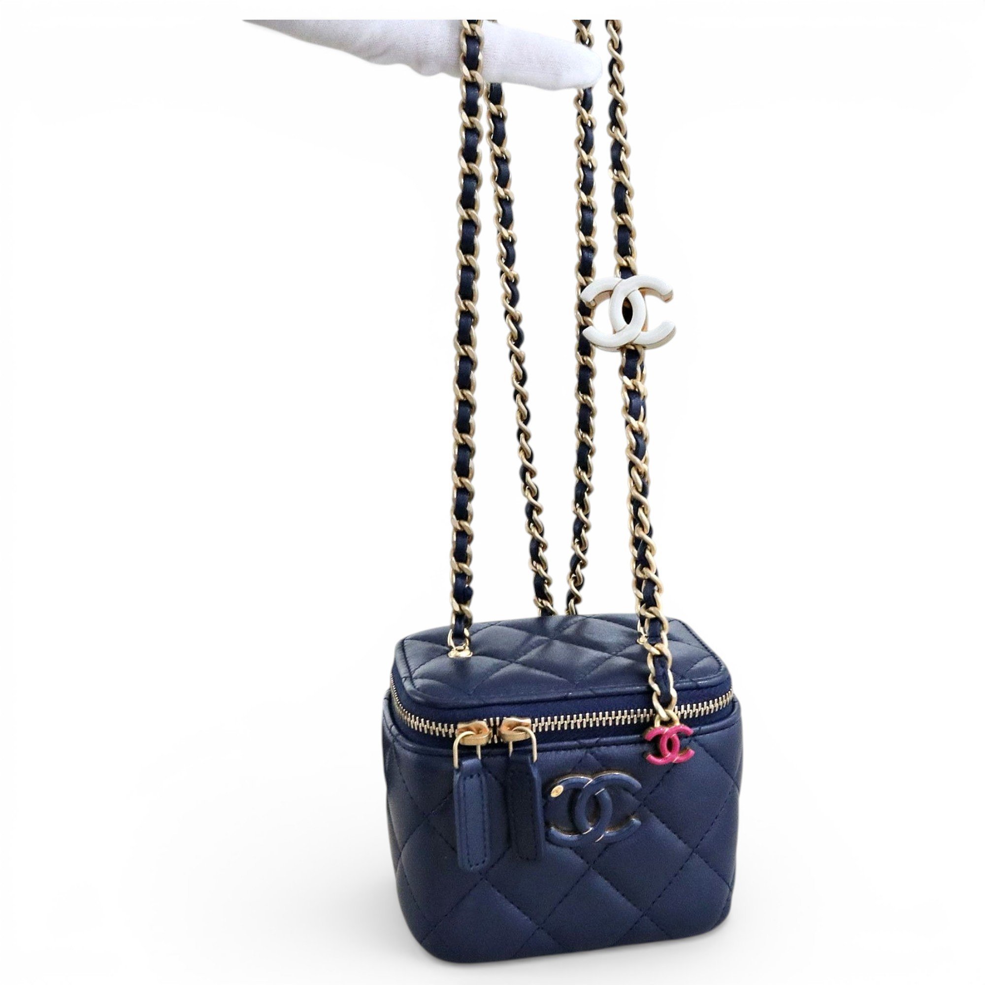 Vanity leather mini bag
