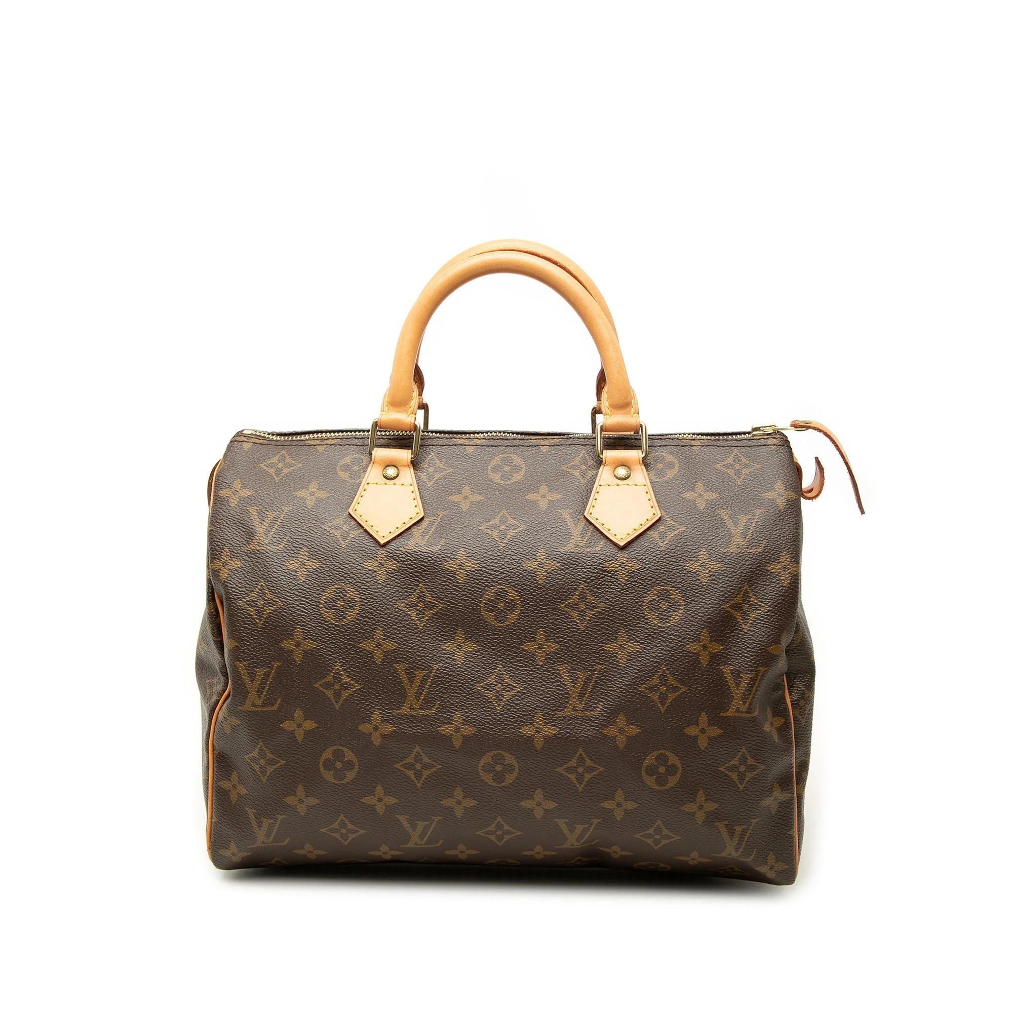 Speedy leather handbag