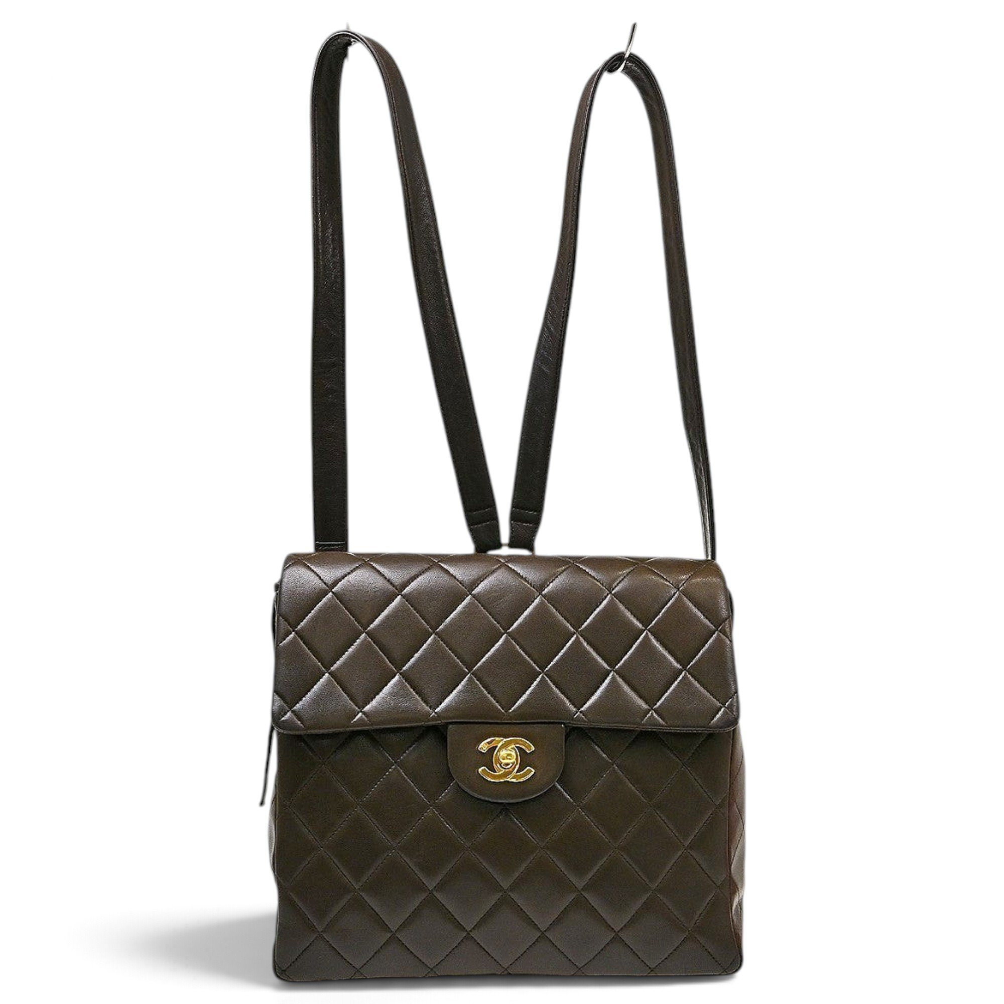 Leather backpack