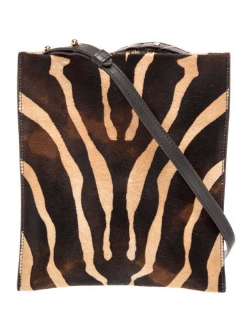Khaite Ponyhair Zebra-Print Calf Hair Flat