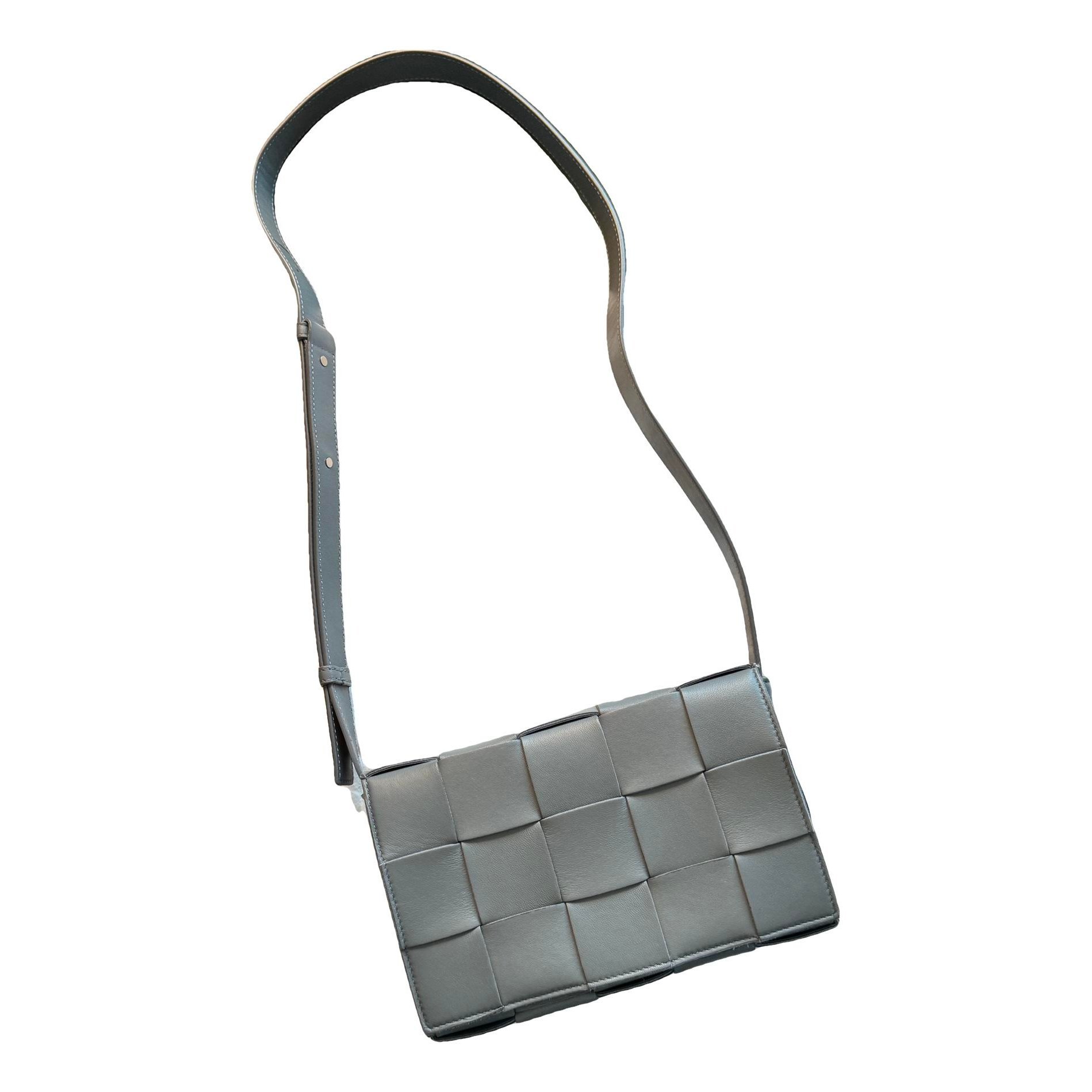 Cassette leather crossbody bag