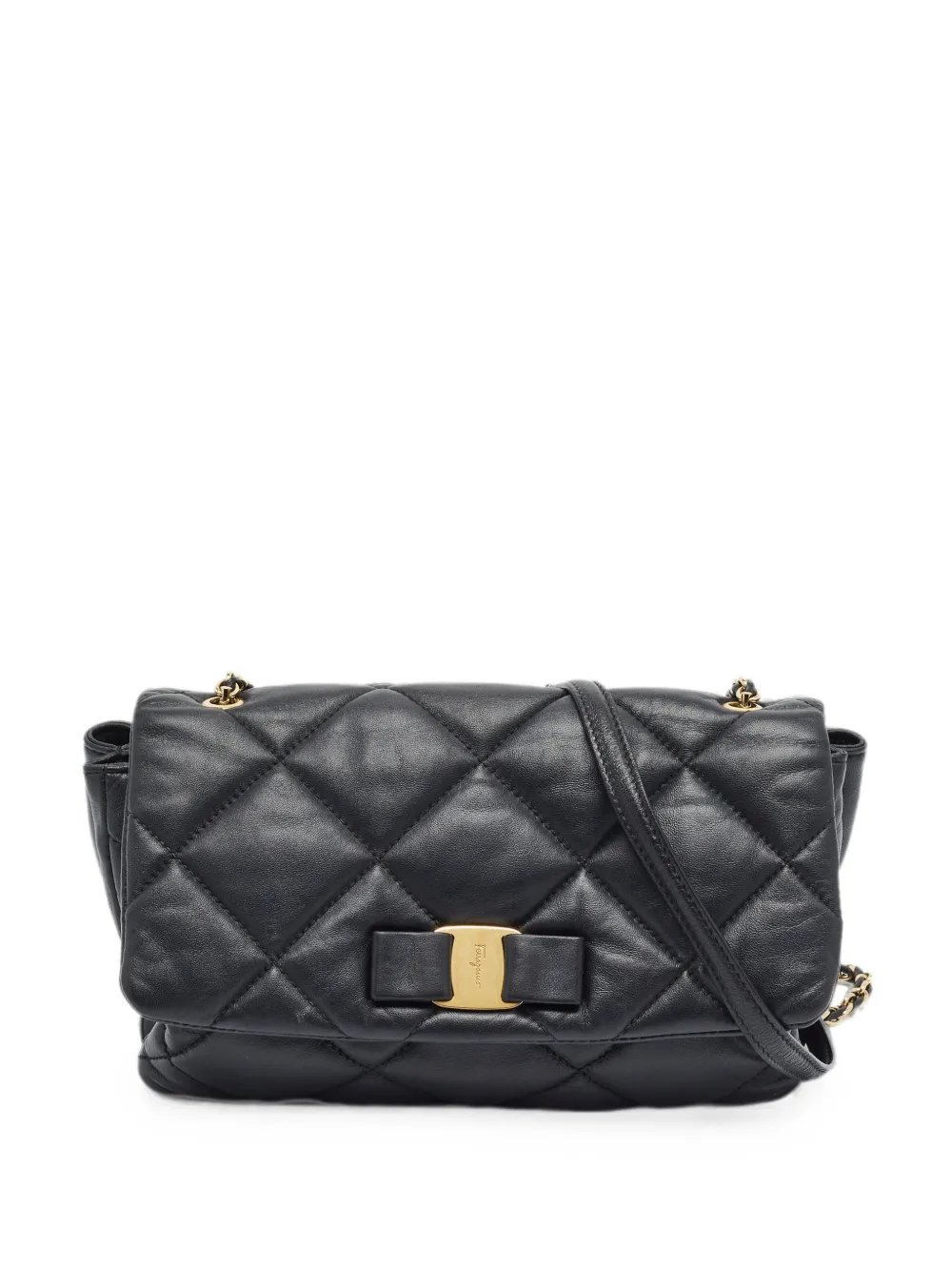 Ferragamo Vara Bow quilted shoulder bag
