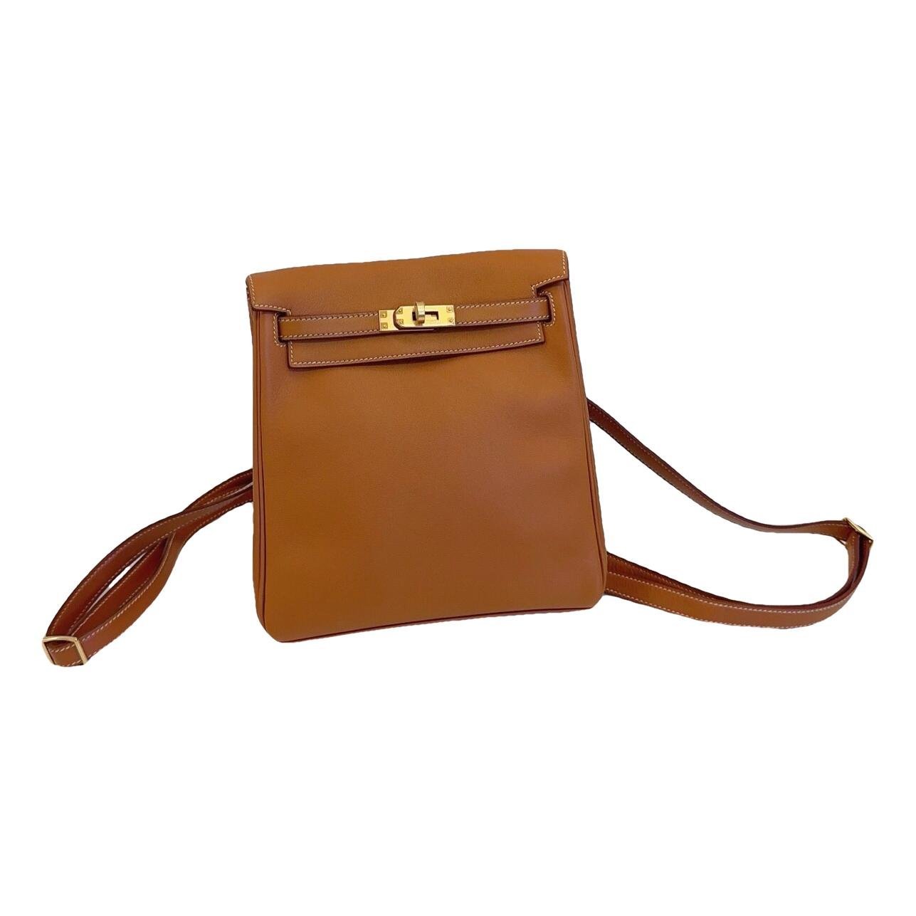 Hermes Kellyado leather backpack