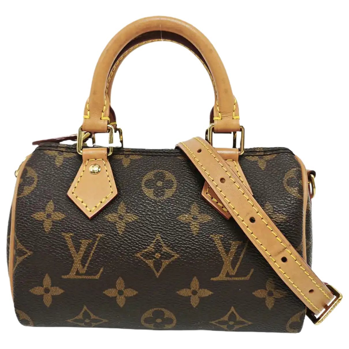 Nano Speedy / Mini HL leather handbag