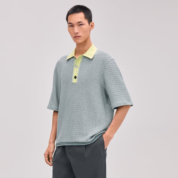 뉘아쥬 “ajoures Colores” 폴로 셔츠